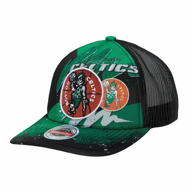 Mitchell & Ness Men's NBA Boston Celtics Hyper Trucker Snapback made by Mitchell & Ness