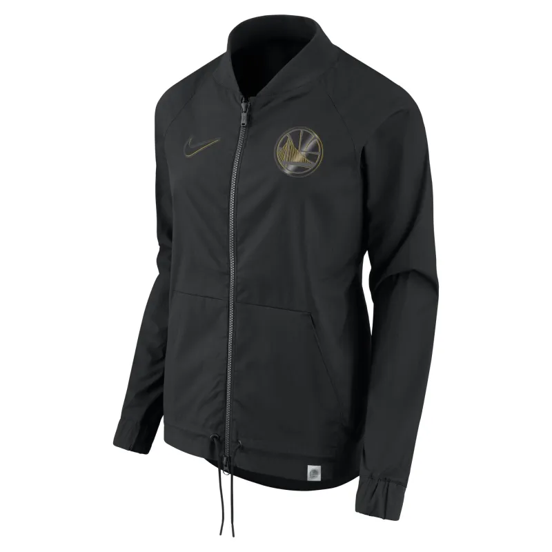 Nike Women's NBA Golden State Warriors Bomber Jacket Jackets made by Nike