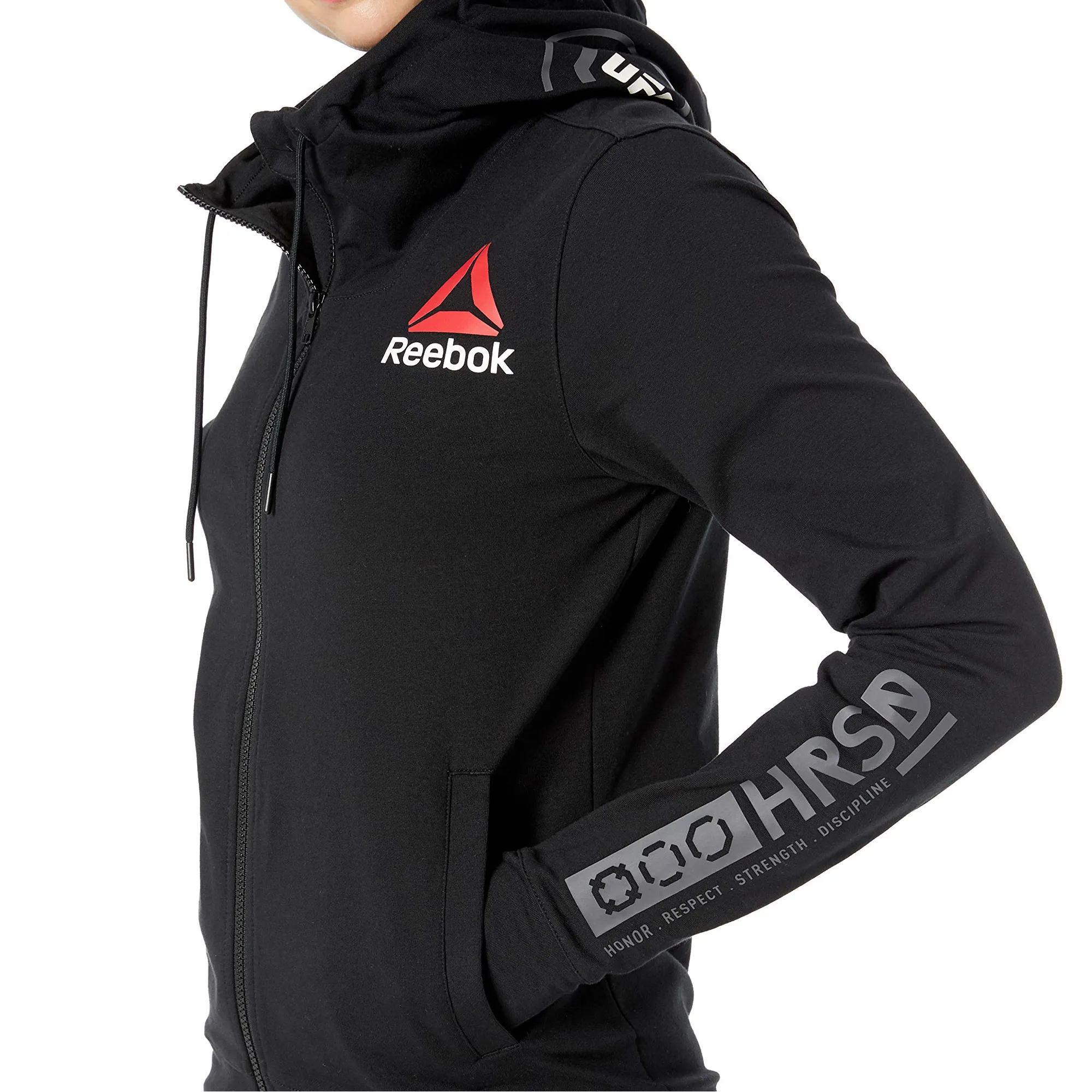 Reebok Women's UFC Fighter Kit Walkout Hoodie sold by Zulily product image thumbnail 2