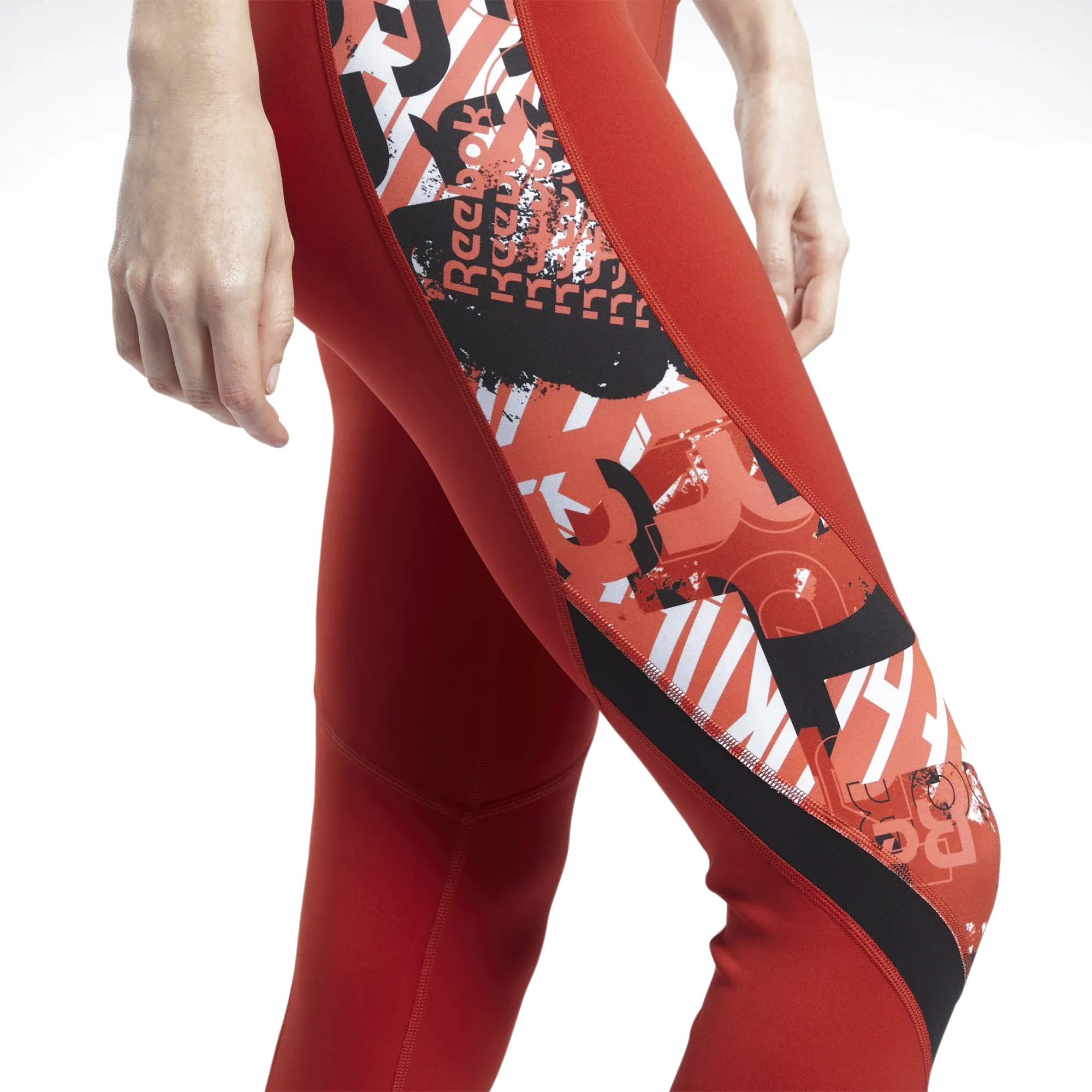 Reebok Women's Workout Ready Myt Aop Tight sold by Zulily product image thumbnail 3