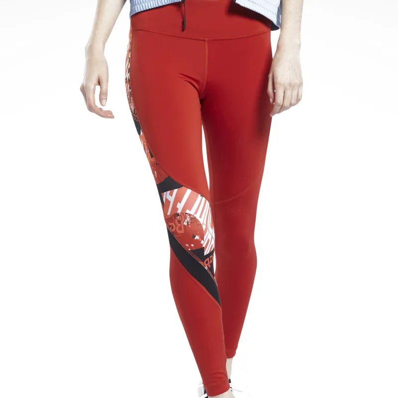 Reebok Women's Workout Ready Myt Aop Tight made by Zulily