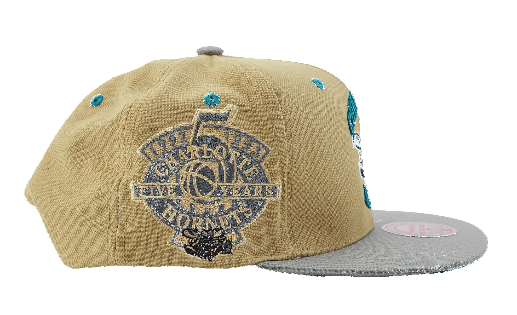 Mitchell & Ness Men's NBA Classic Canvas Snapback Hwc Hornets Snapback Caps sold by Zulily product image thumbnail 3