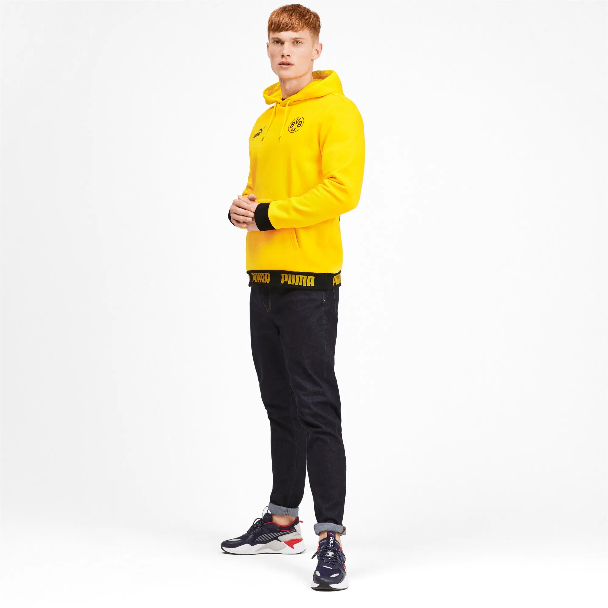 Puma Men's Bvb Ftblculture Hoody Sweaters sold by Zulily product image thumbnail 3