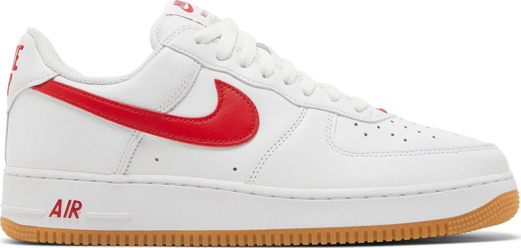 Nike Men's Air Force 1 '07 Low 'Color Of The Month University Red Gum' sold by Zulily