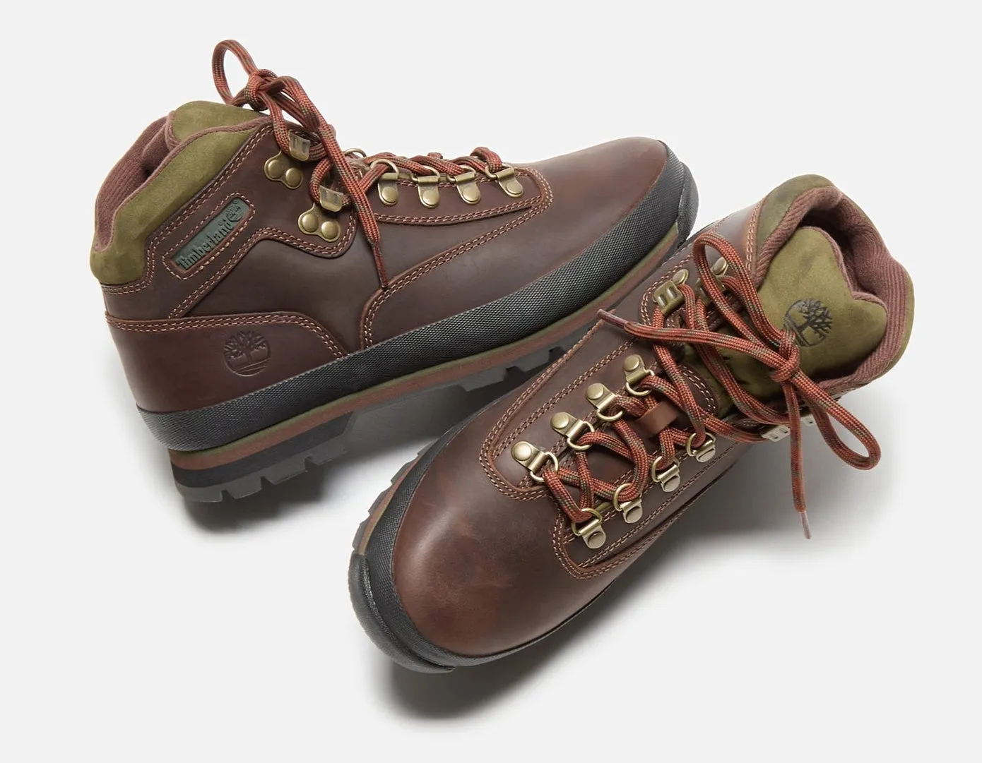 Timberland Men's Euro Hiker Leather Boot 'Medium Brown' Boots sold by Zulily product image thumbnail 4