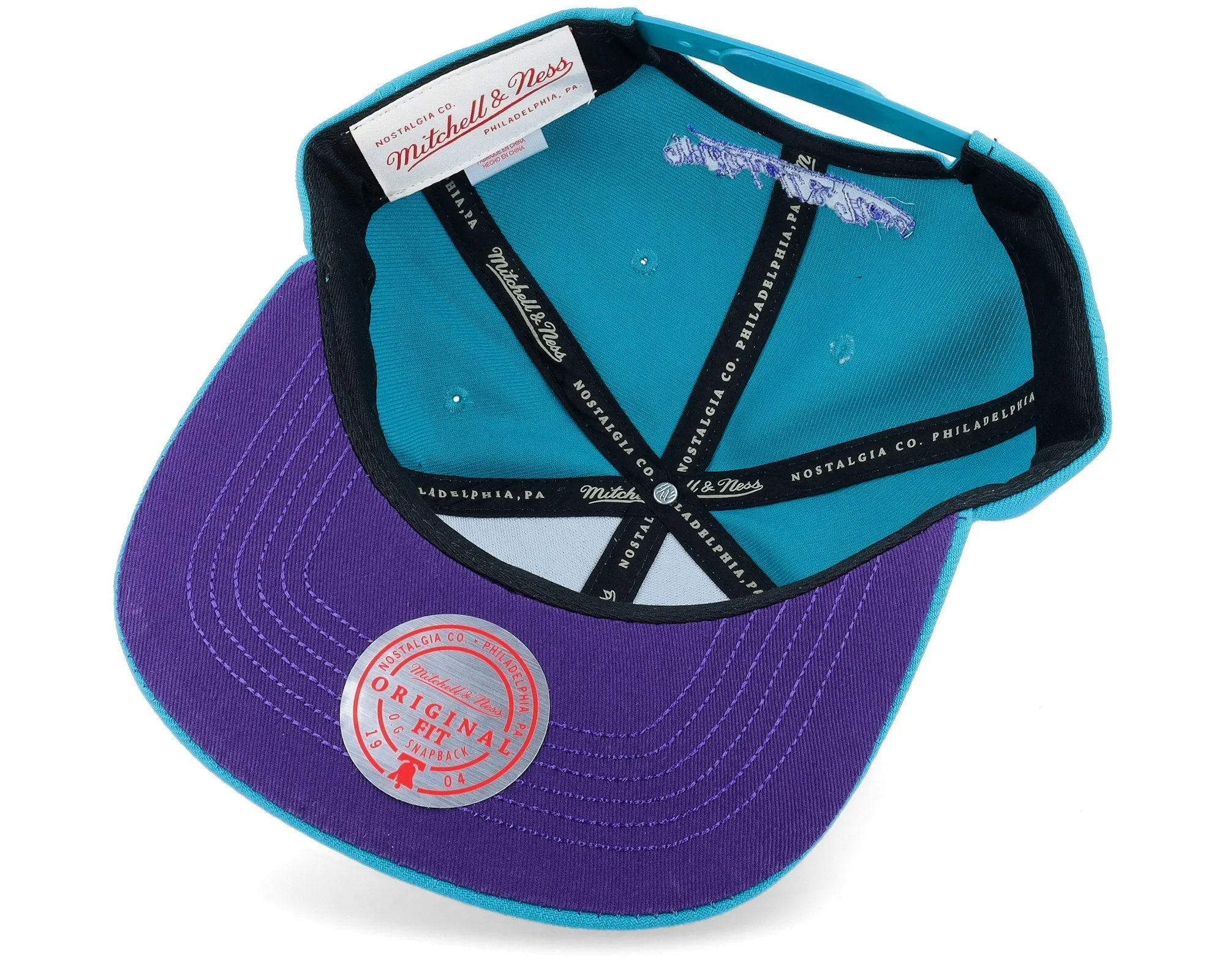 Mitchell & Ness Men's NBA Front Face Snapback Hwc Hornets Snapback Caps sold by Zulily product image thumbnail 5