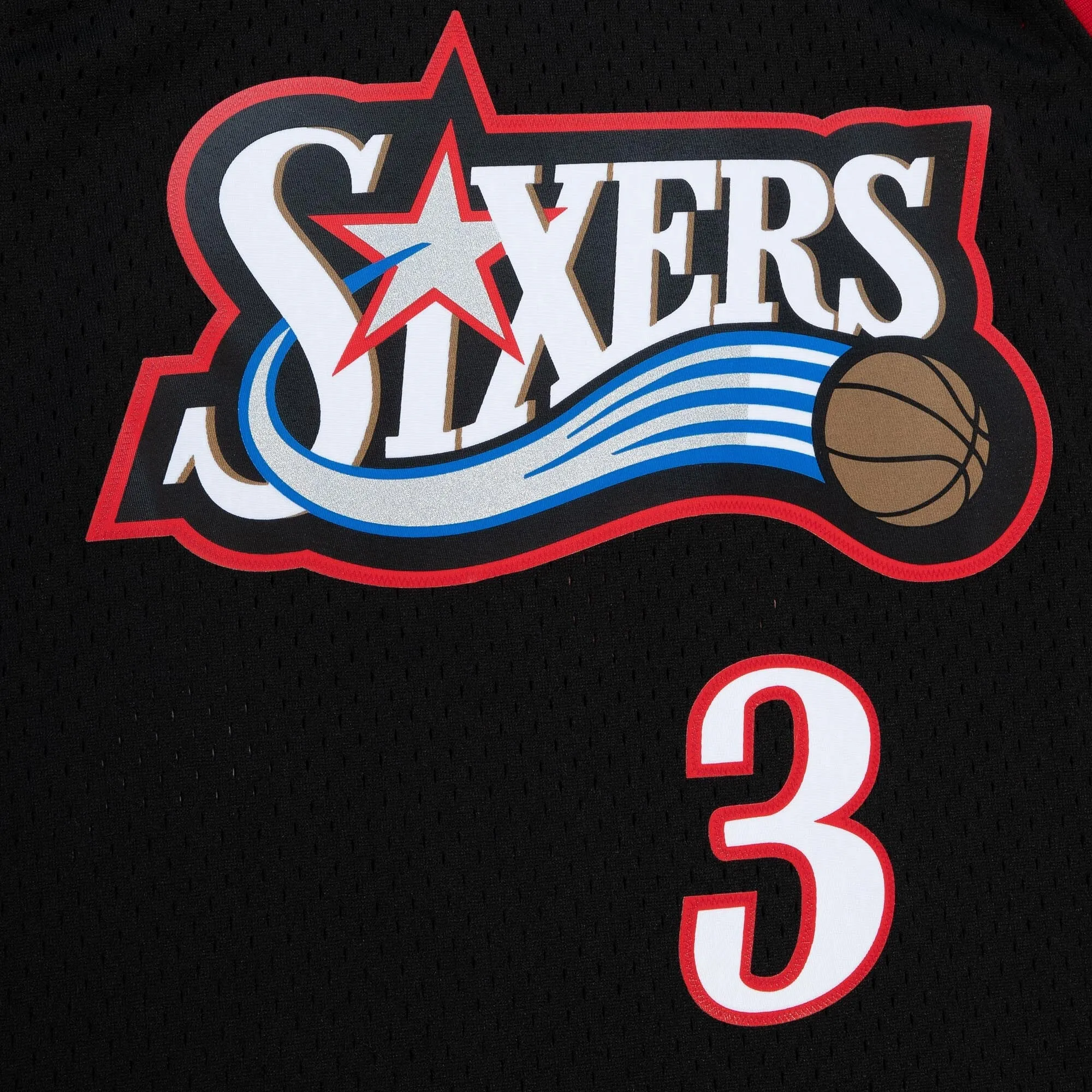 Mitchell & Ness Men's Alt Spain Jersey 76Ers 2006 Allen Iverson Jerseys sold by Zulily product image thumbnail 3