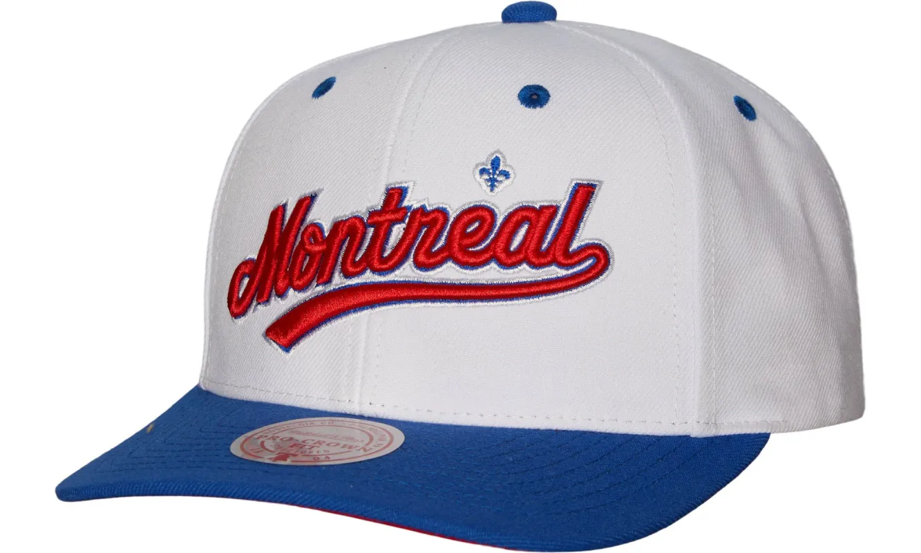 Mitchell & Ness Men's MLB Montreal Expos Evergreen Pro Snapback made by Mitchell & Ness