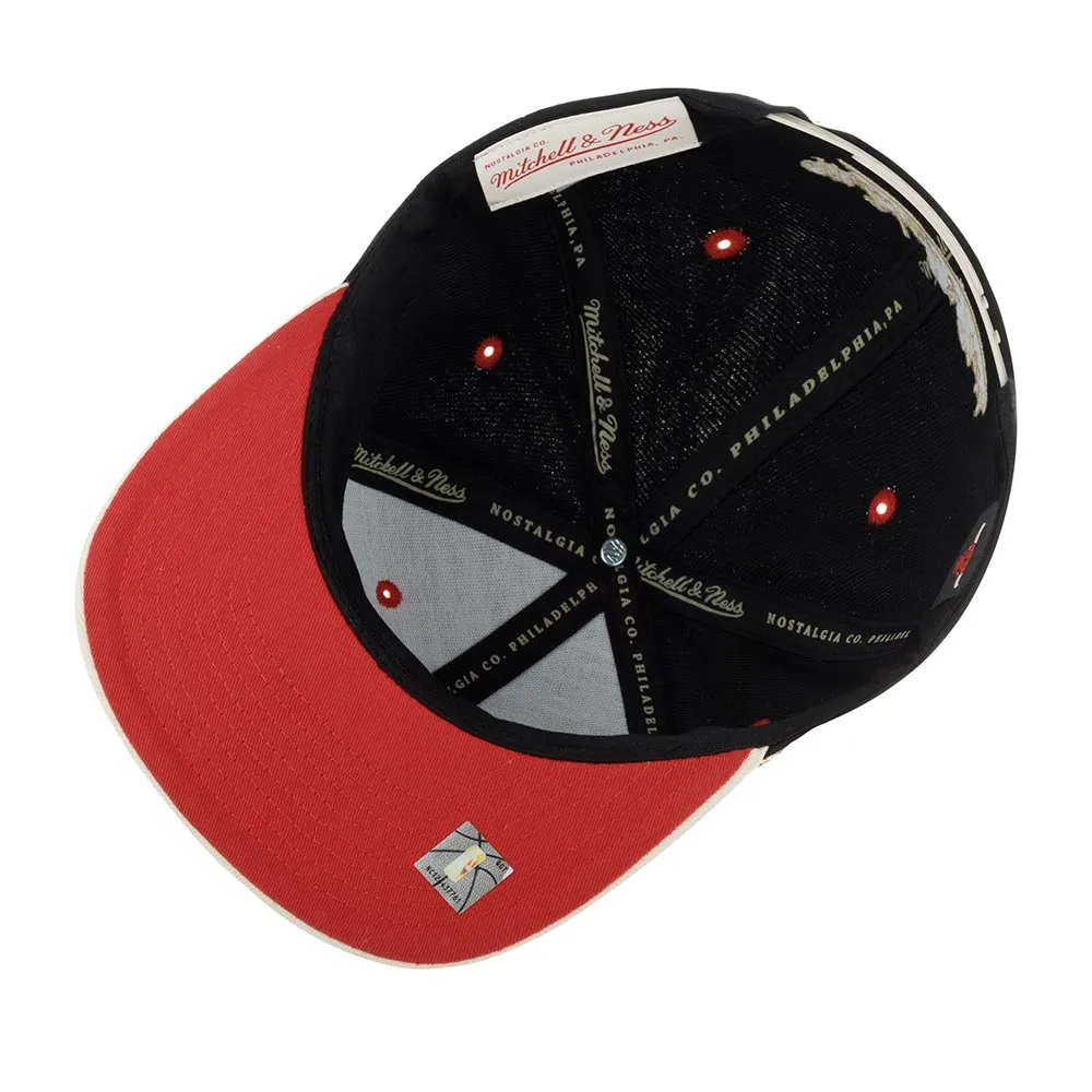 Mitchell & Ness Men's NBA Pin Drop Snapback Bulls Snapback Caps sold by Zulily product image thumbnail 4