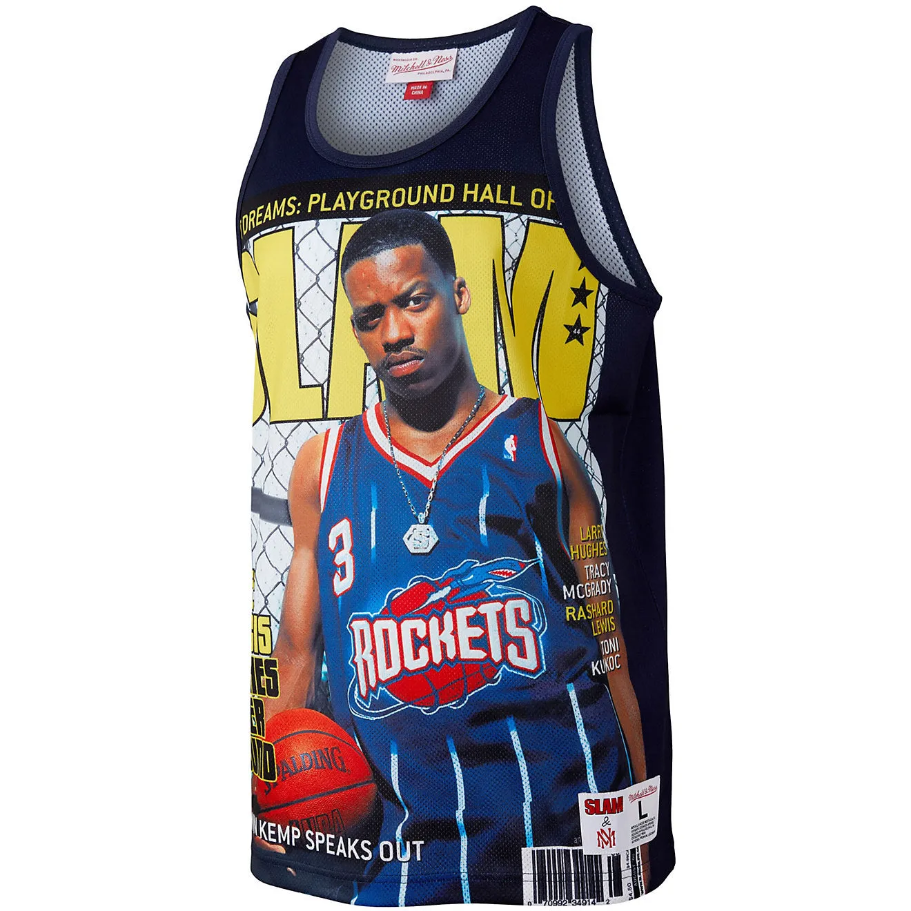 Mitchell & Ness Men's Slam Sublimated Tank Rockets Steve Francis Tank Tops sold by Zulily product image thumbnail 2