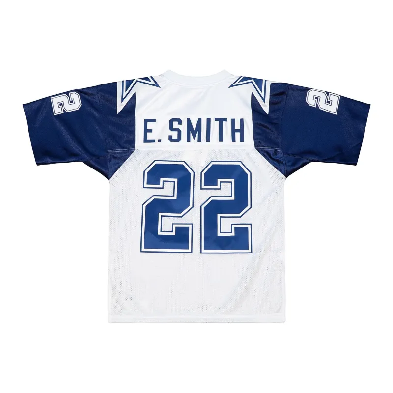Mitchell & Ness Men's NFL White Jersey Cowboys 1994 Emmitt Smith Jerseys made by Mitchell & Ness