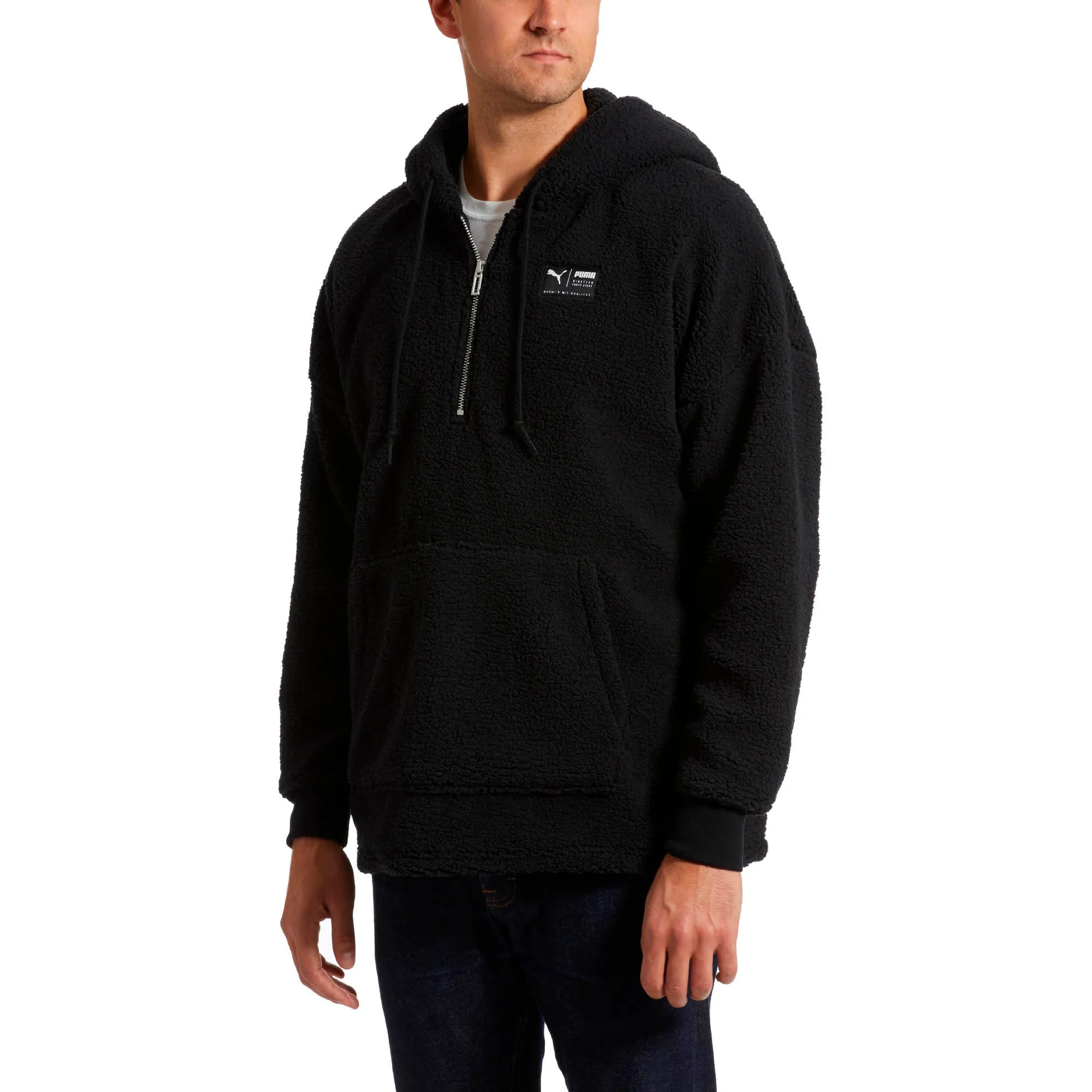 Puma Men's Downtown Sherpa Halfzip Hoodie sold by Zulily