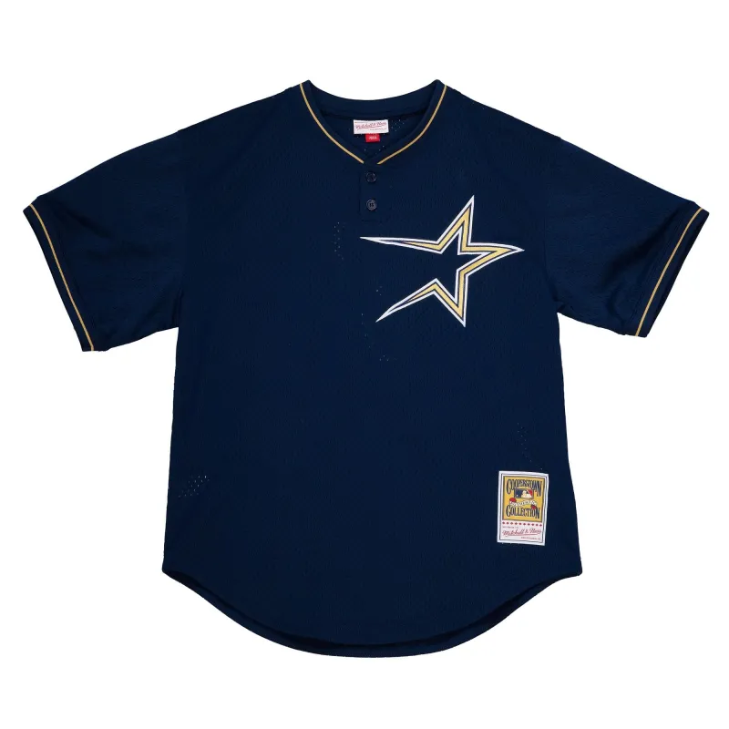 Mitchell & Ness Men's MLB Authentic Bp Jersey - Pullover Astros 1997 Craig Biggio made by Mitchell & Ness