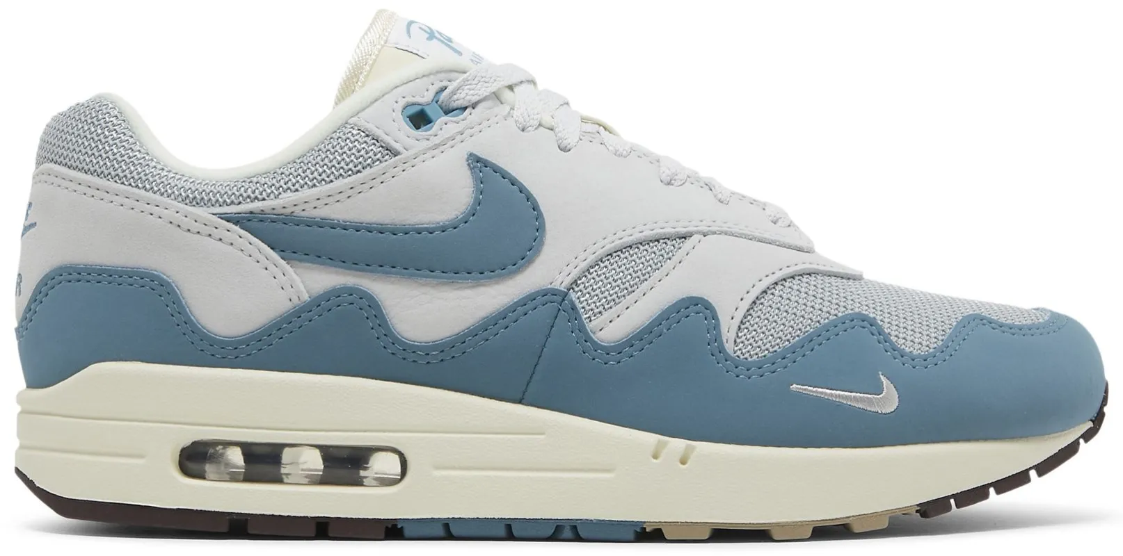 Nike Men's Air Max 1 'Patta Waves Noise Aqua' With Bracelet Sneakers made by Nike