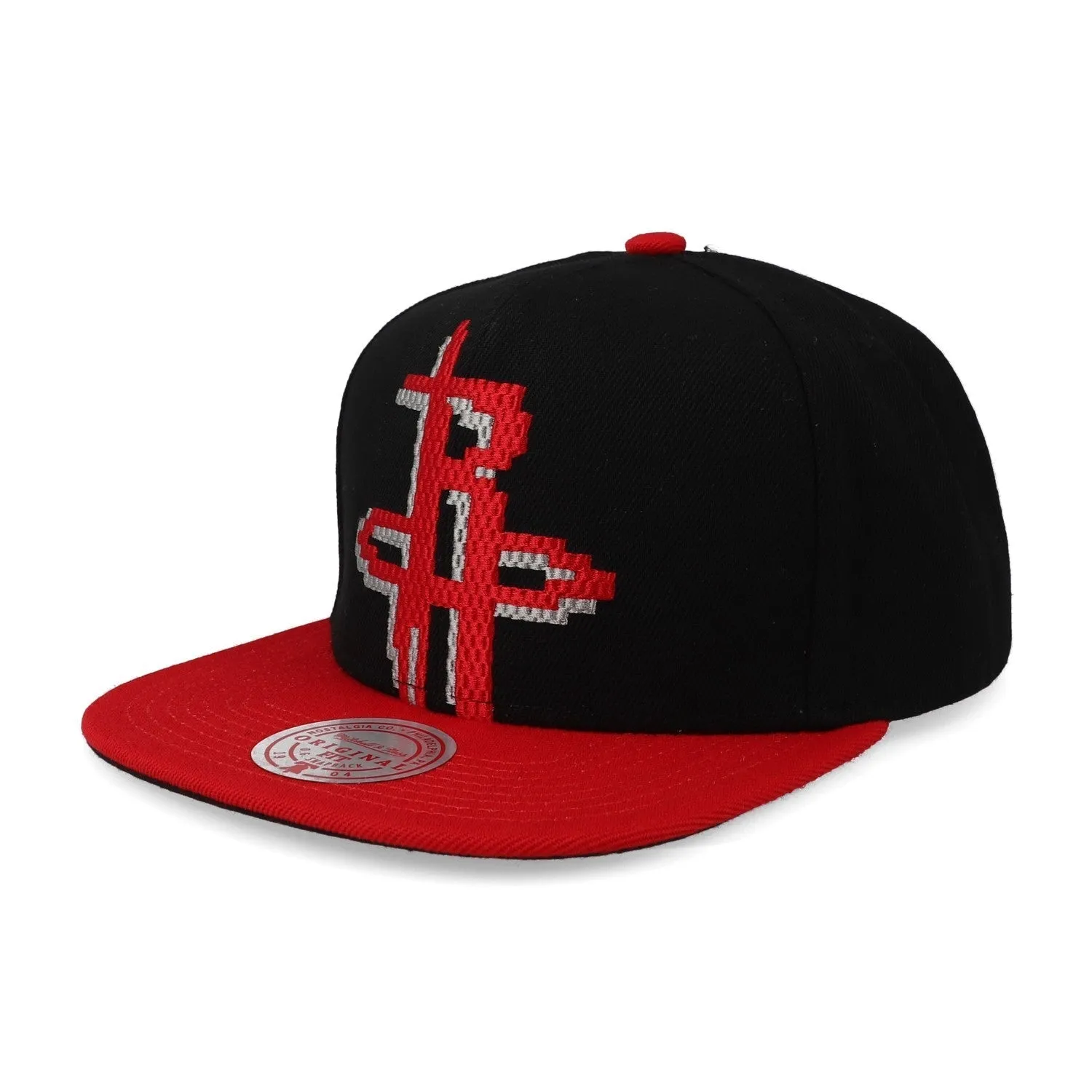 Mitchell & Ness Men's NBA 8 Bit Xl Snapback Rockets Snapback Caps sold by Zulily