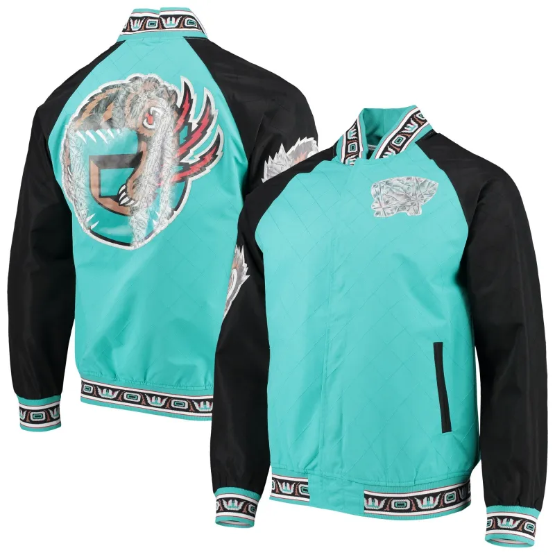 Mitchell & Ness Men's 75Th Anni Warm Up Jacket Grizzlies Jackets made by Mitchell & Ness