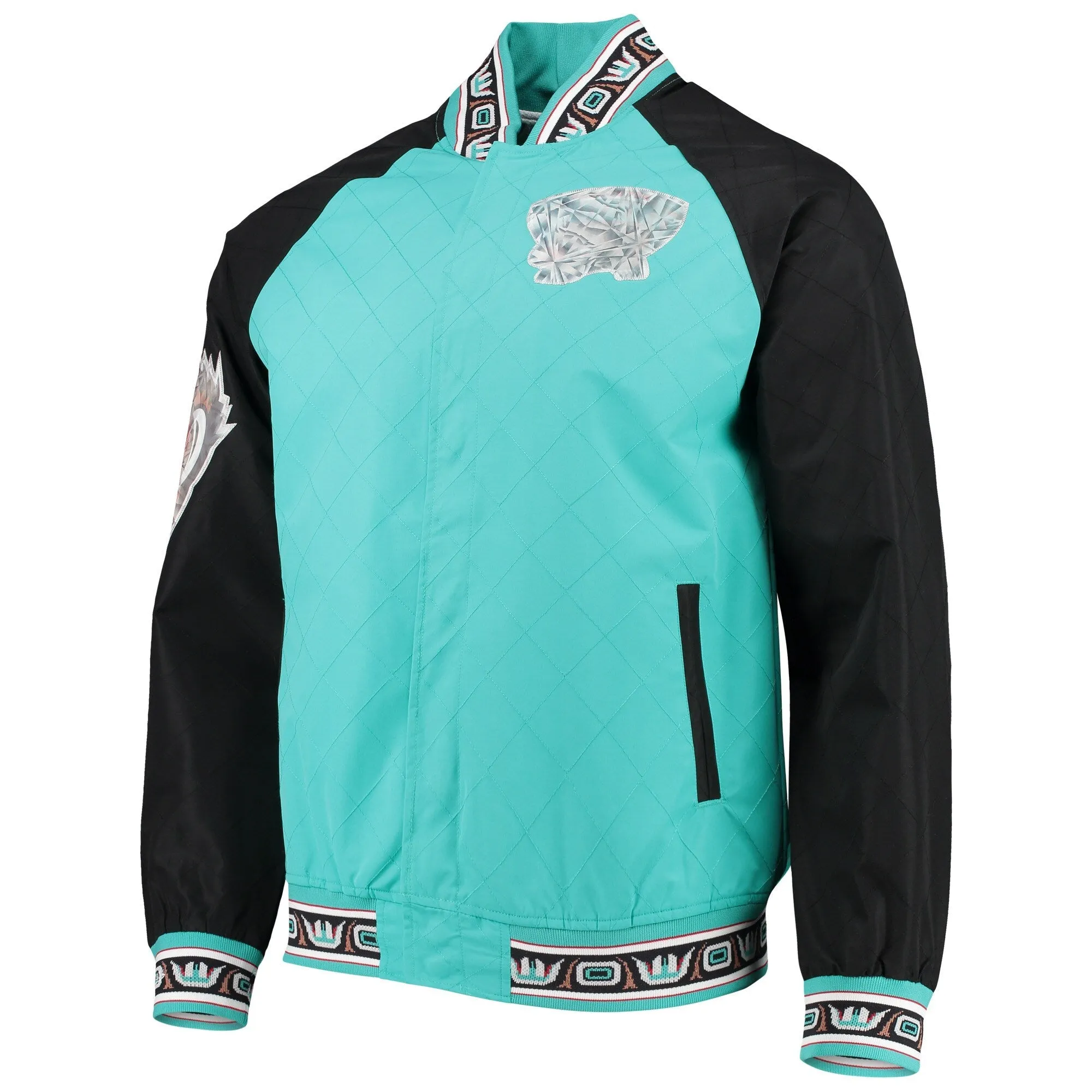 Mitchell & Ness Men's 75Th Anni Warm Up Jacket Grizzlies Jackets sold by Zulily product image thumbnail 2