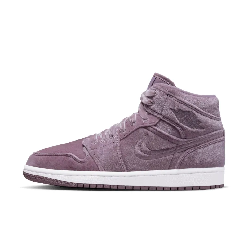 Air Jordan Women's Retro 1 Mid Se 'Purple Velvet' Sneakers sold by Zulily