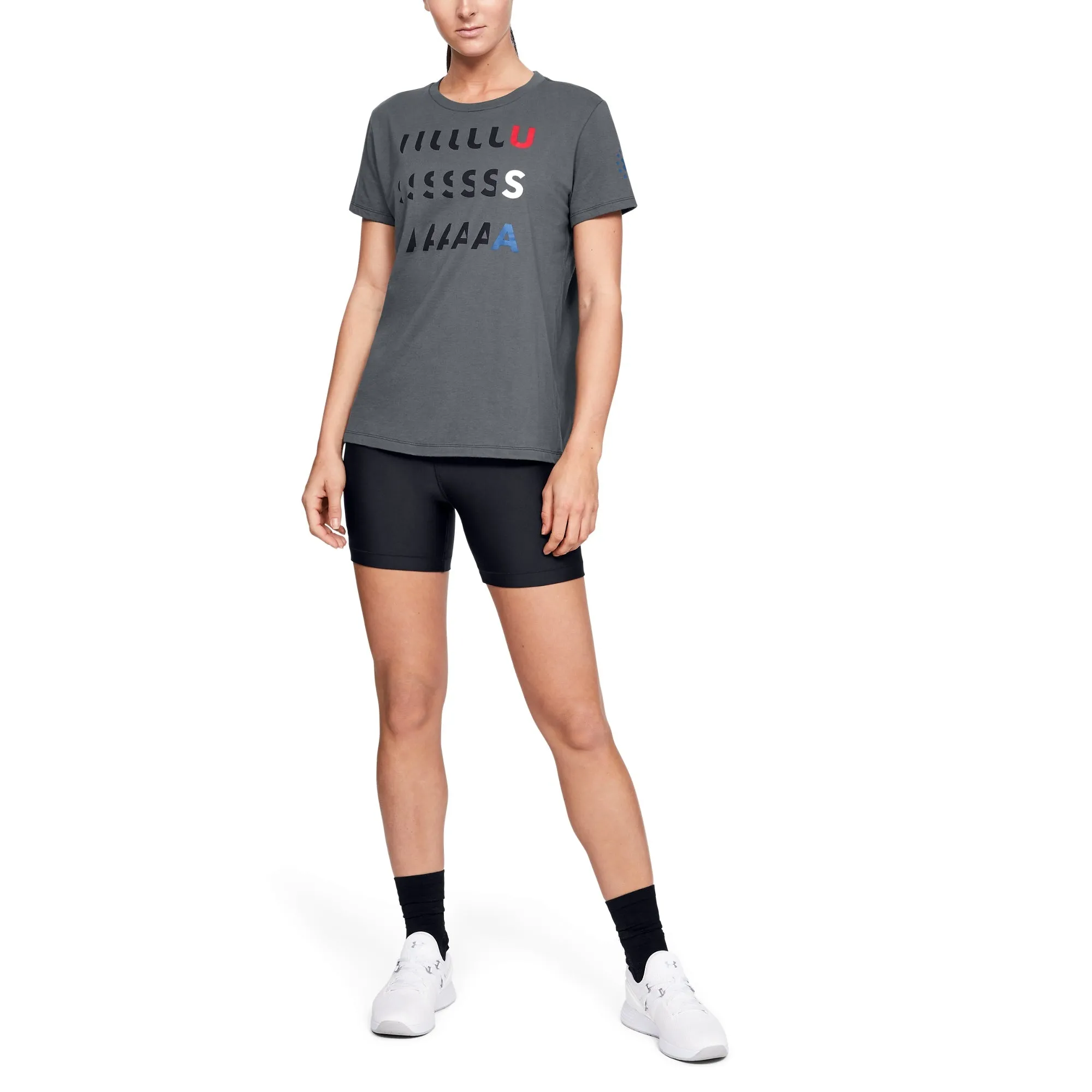 Under Armour Women's Freedom Usa Glitch T sold by Zulily product image thumbnail 5