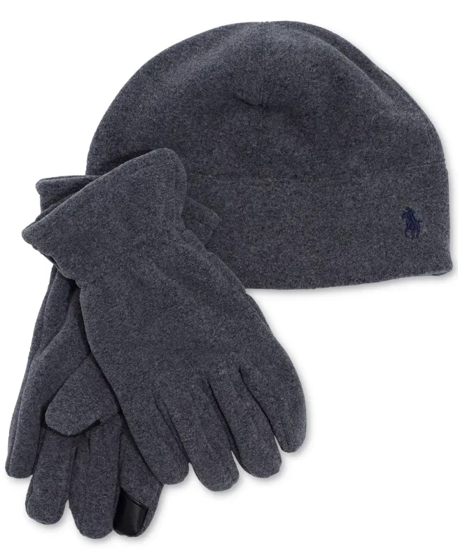 Polo Ralph Lauren Adult Fleece Gift Set Gloves & Beanie Gloves sold by Zulily