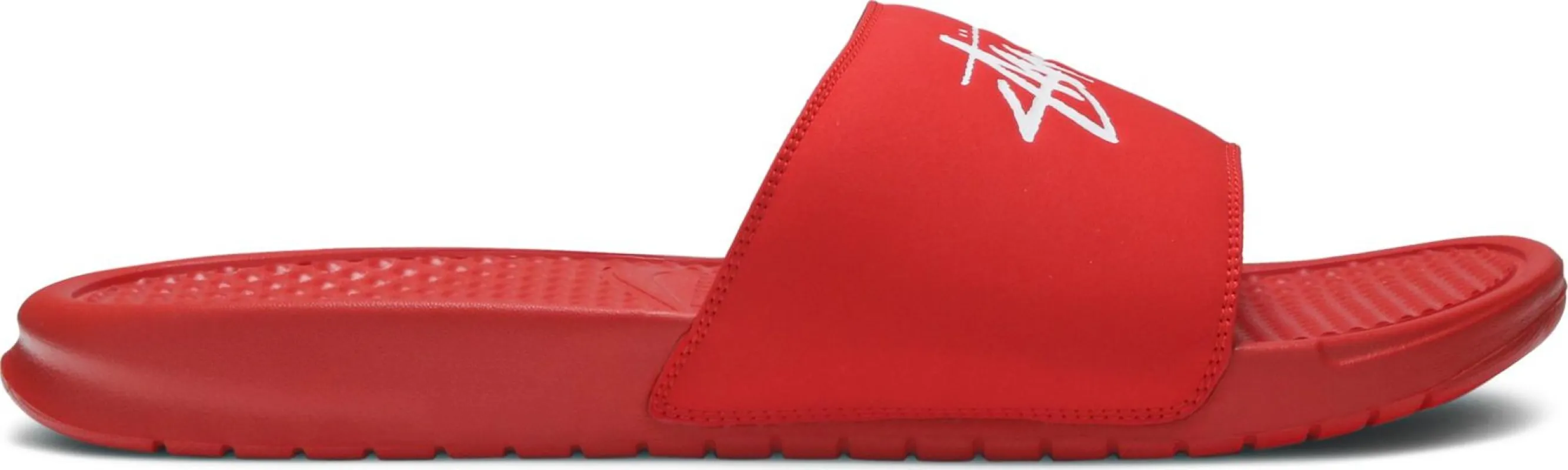 Nike Men's Benassi 'Stussy Habanero Red' Sneakers made by Nike