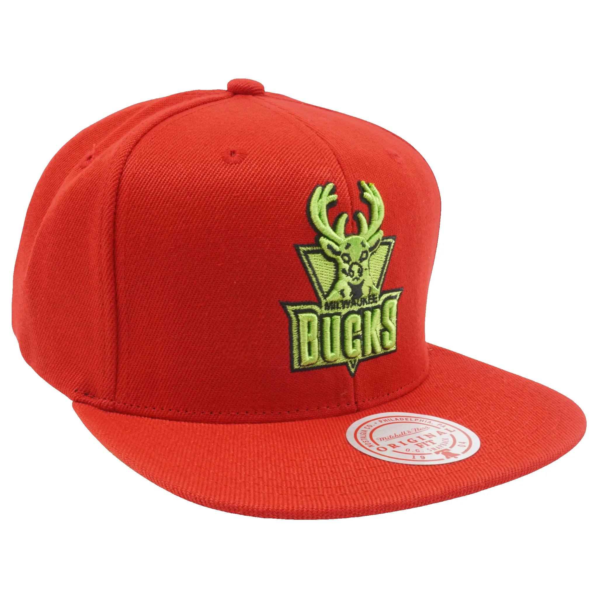 Mitchell & Ness Men's NBA Reverse Candy Apple Snapback Hwc Bucks Snapback Caps sold by Zulily product image thumbnail 3