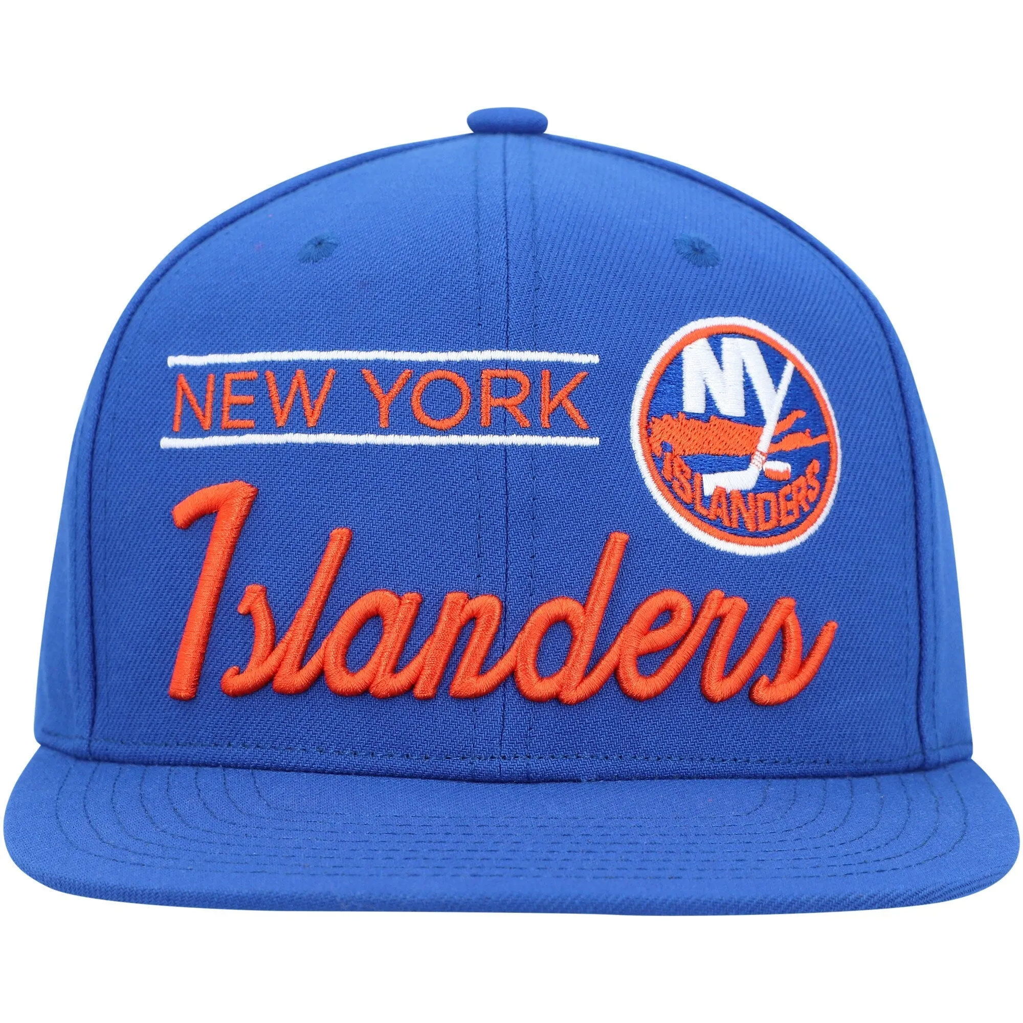 Mitchell & Ness Men's NHL Retro Lock Up Snapback Islanders Snapback Caps sold by Zulily product image thumbnail 2