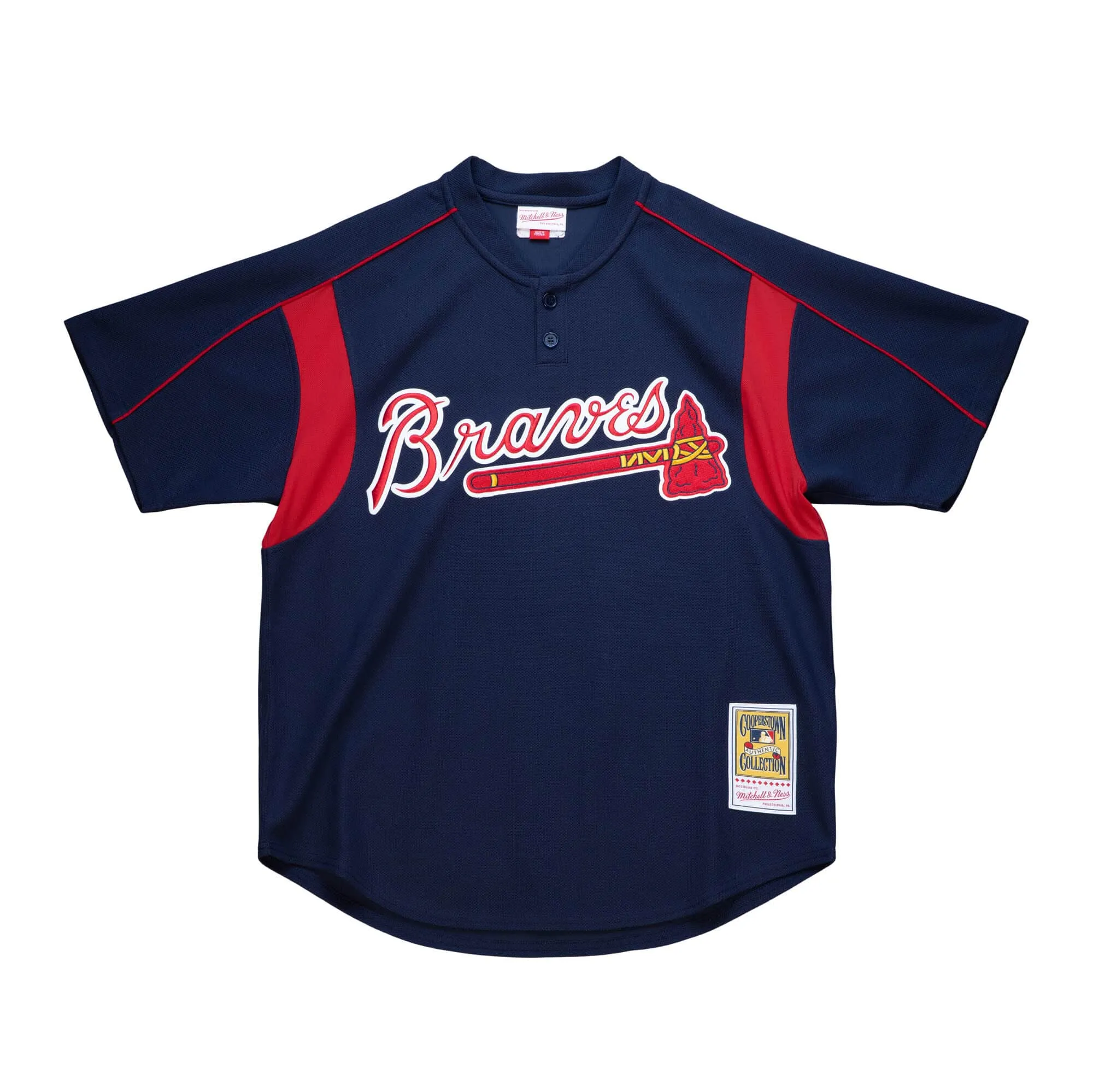 Mitchell & Ness MLB Batting Practice Jersey Atlanta Braves 2003 Greg Maddux sold by Zulily
