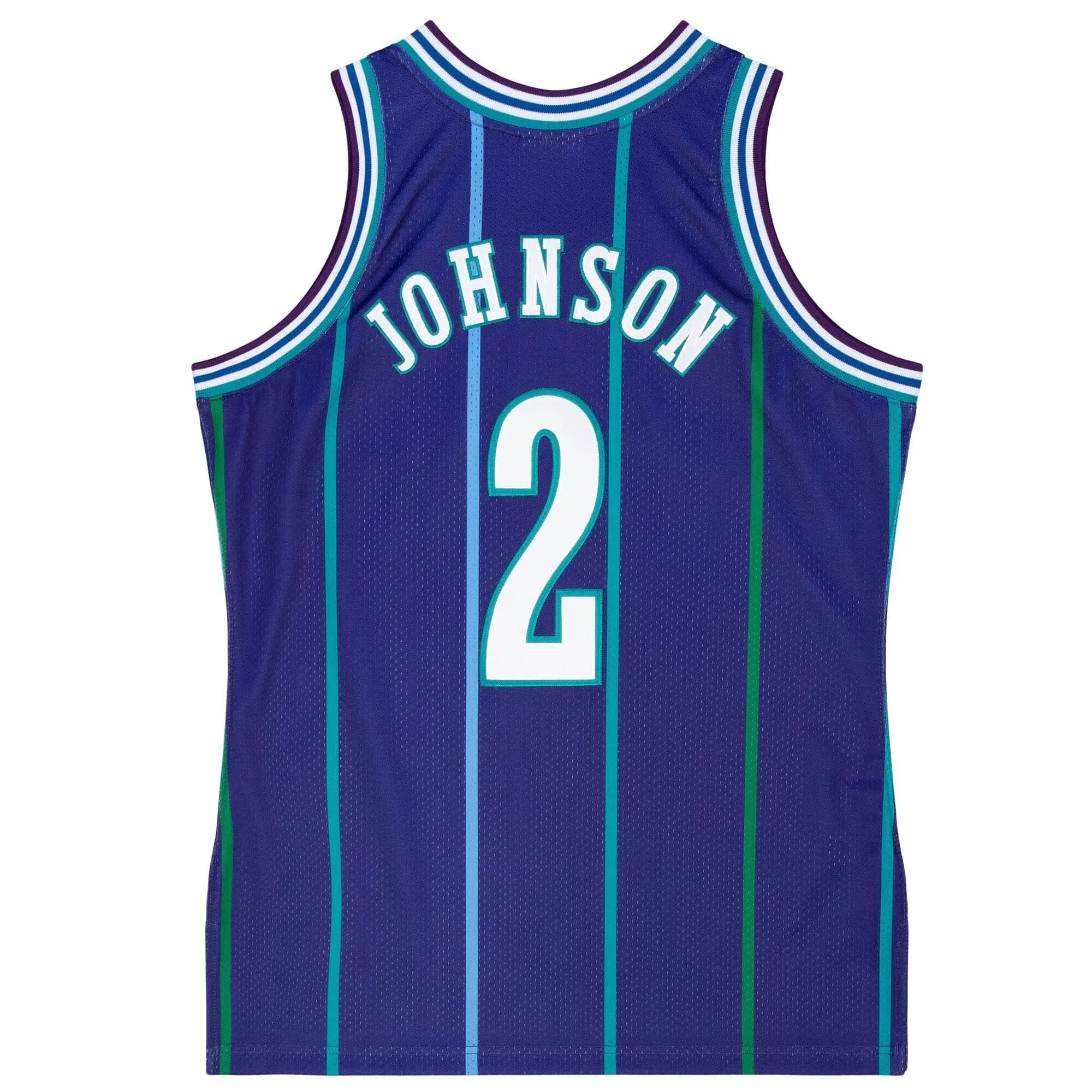 Mitchell & Ness NBA Authentic Alternate Jersey Charlotte Hornets 94 Larry Johnson Jerseys sold by Zulily product image thumbnail 2
