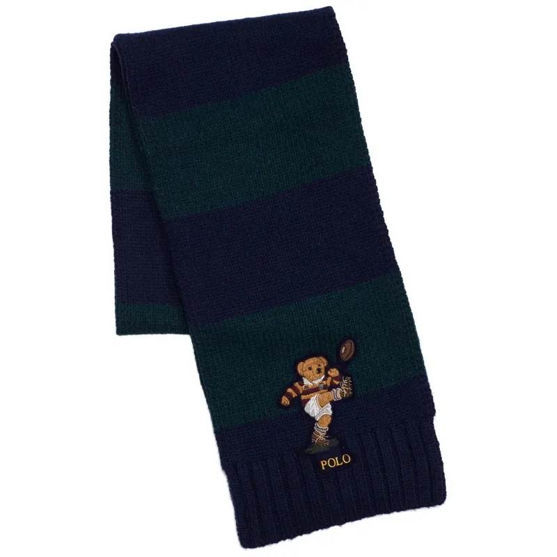 Polo Ralph Lauren Men's Colorblock Rugby Bear Scarf Kicker Polos sold by Zulily