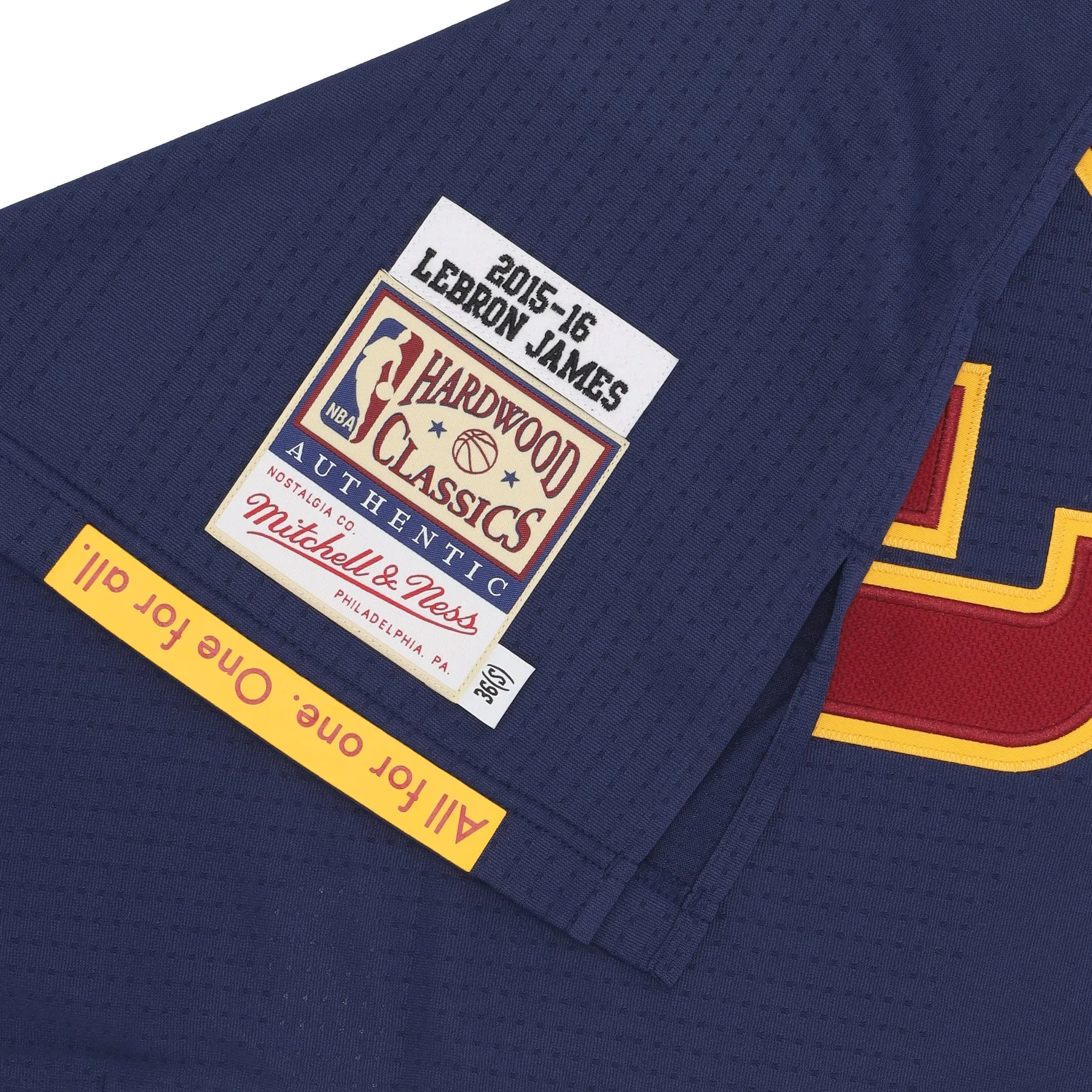Mitchell & Ness Men's NBA Dark Jersey Cavaliers 2015 Lebron James Jerseys sold by Zulily product image thumbnail 3