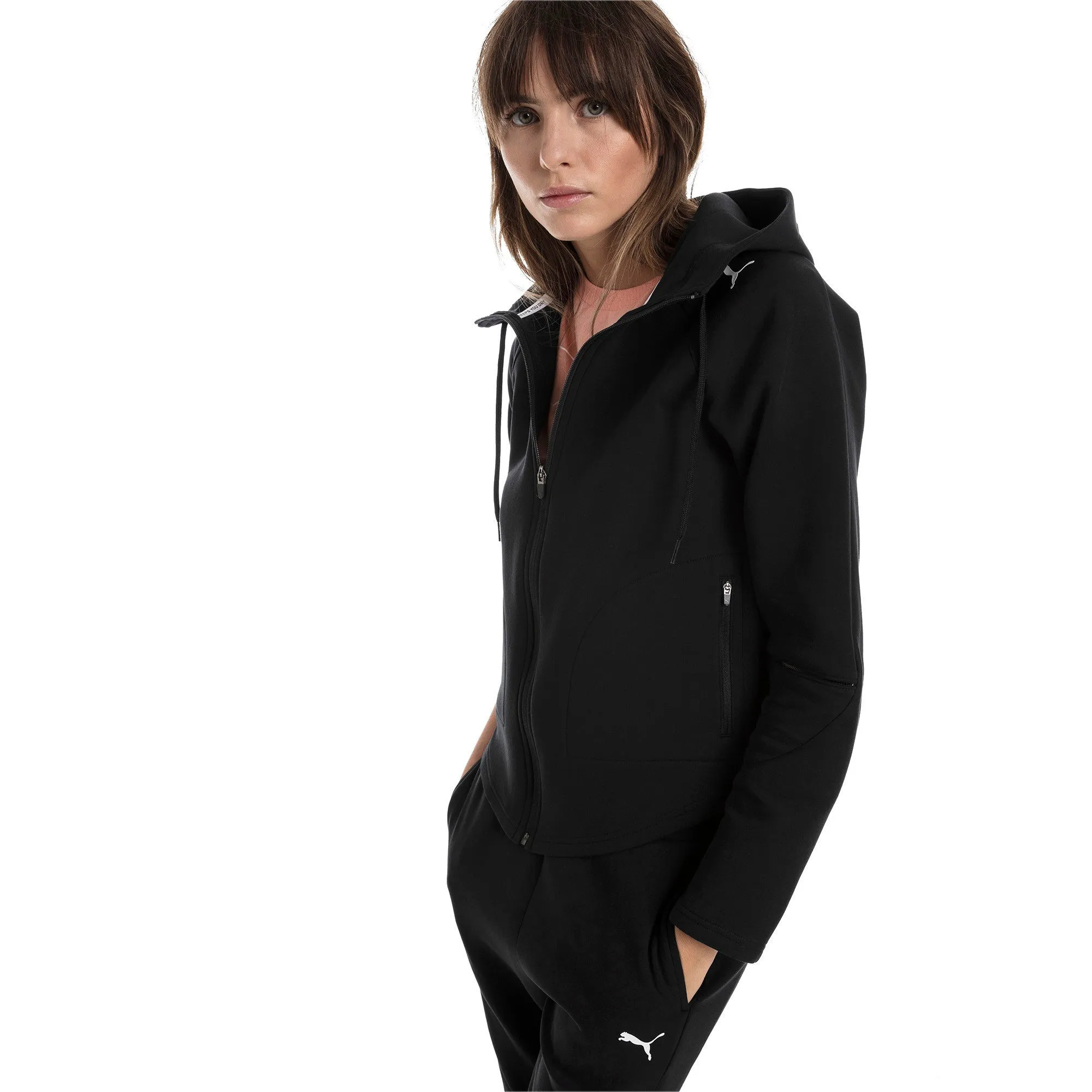 Puma Women's Evostripe Move Hooded Jacket Jackets sold by Zulily product image thumbnail 2