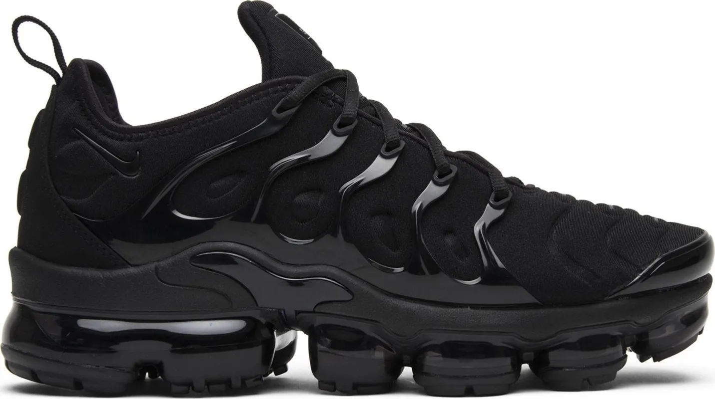 Nike Men's Air Vapormax Plus 'Triple Black' Sneakers sold by Zulily