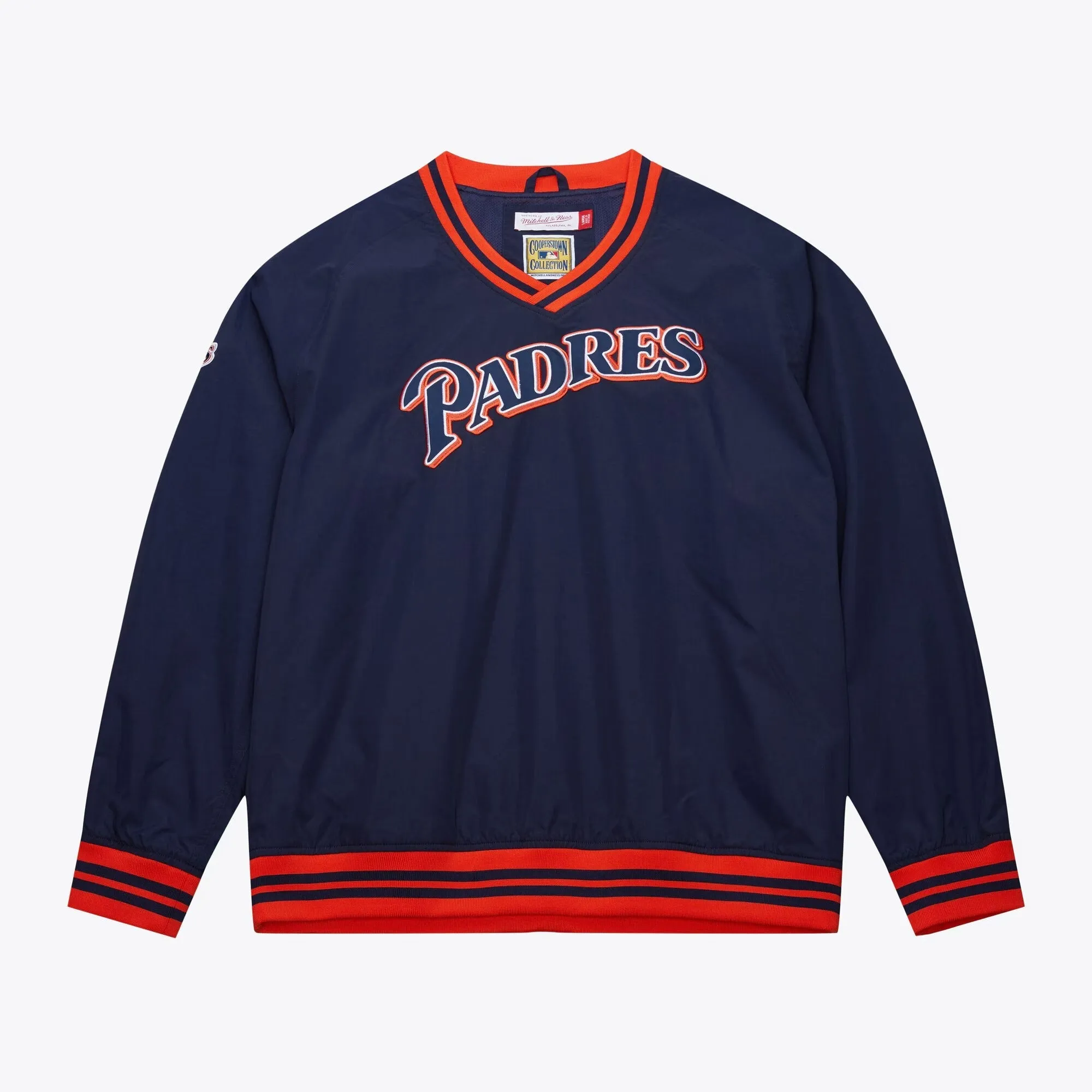 Mitchell & Ness Men's MLB Nylon Pullover Jacket Vintage Logo Padres Pullovers sold by Zulily