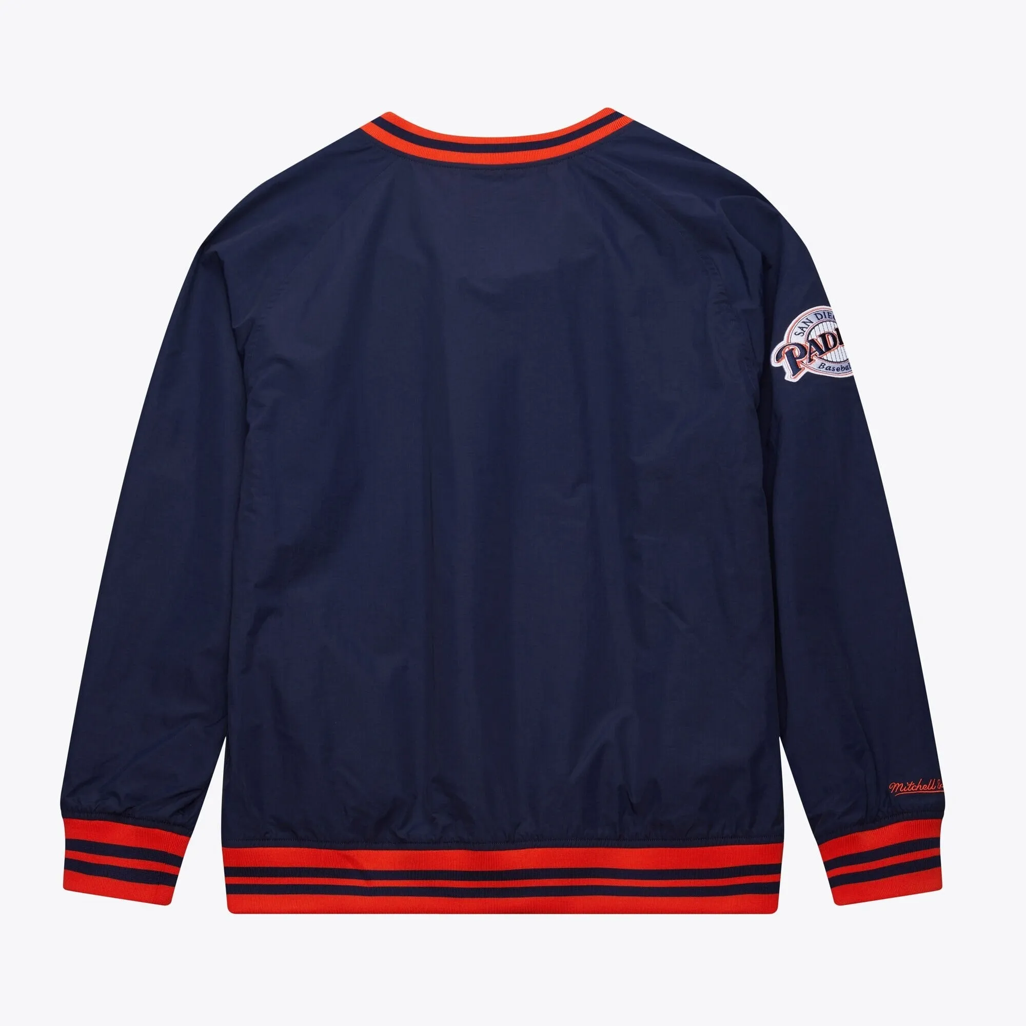 Mitchell & Ness Men's MLB Nylon Pullover Jacket Vintage Logo Padres Pullovers sold by Zulily product image thumbnail 2