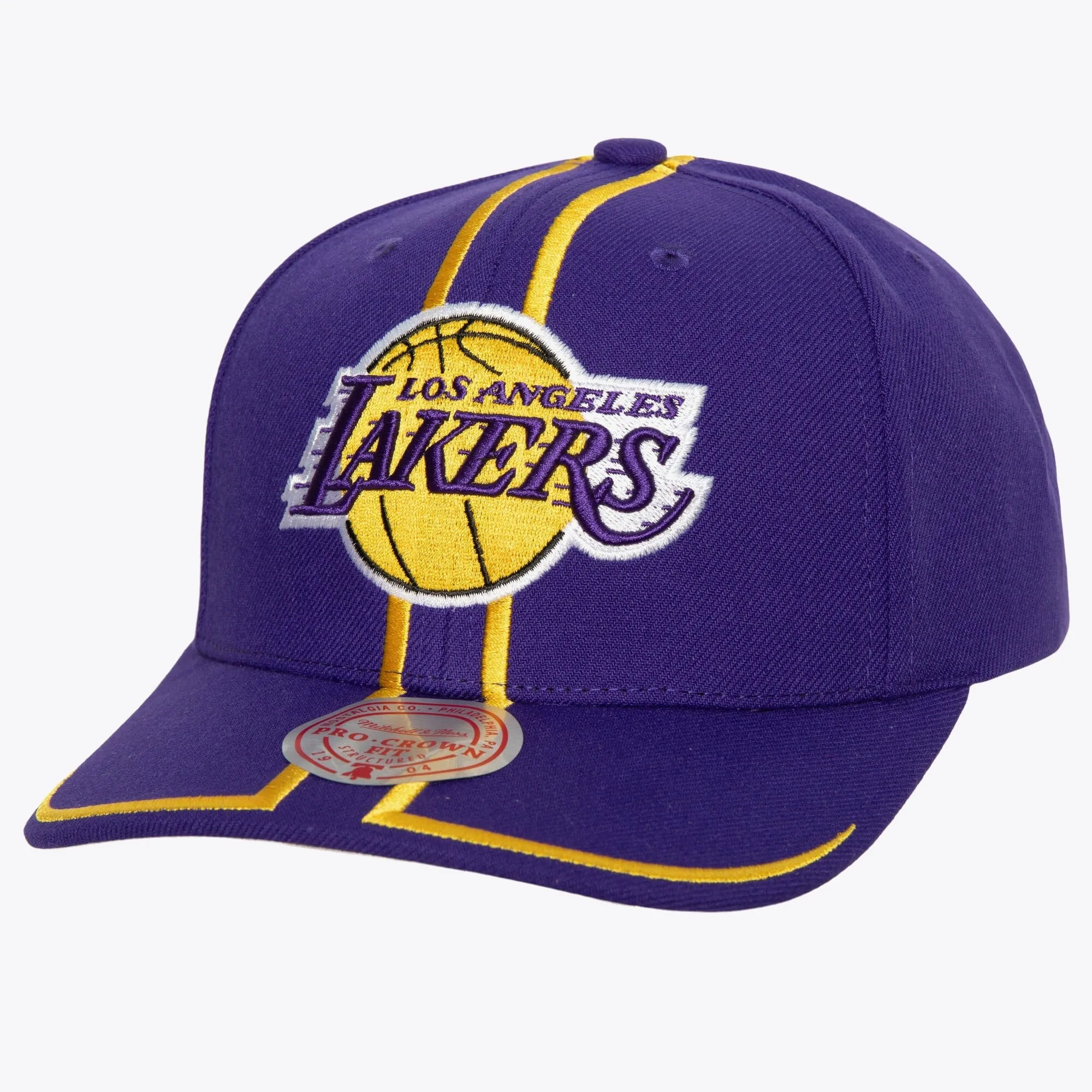 Mitchell & Ness Men's NBA 1998 Draft Pro Strapback Lakers Ball Caps sold by Zulily