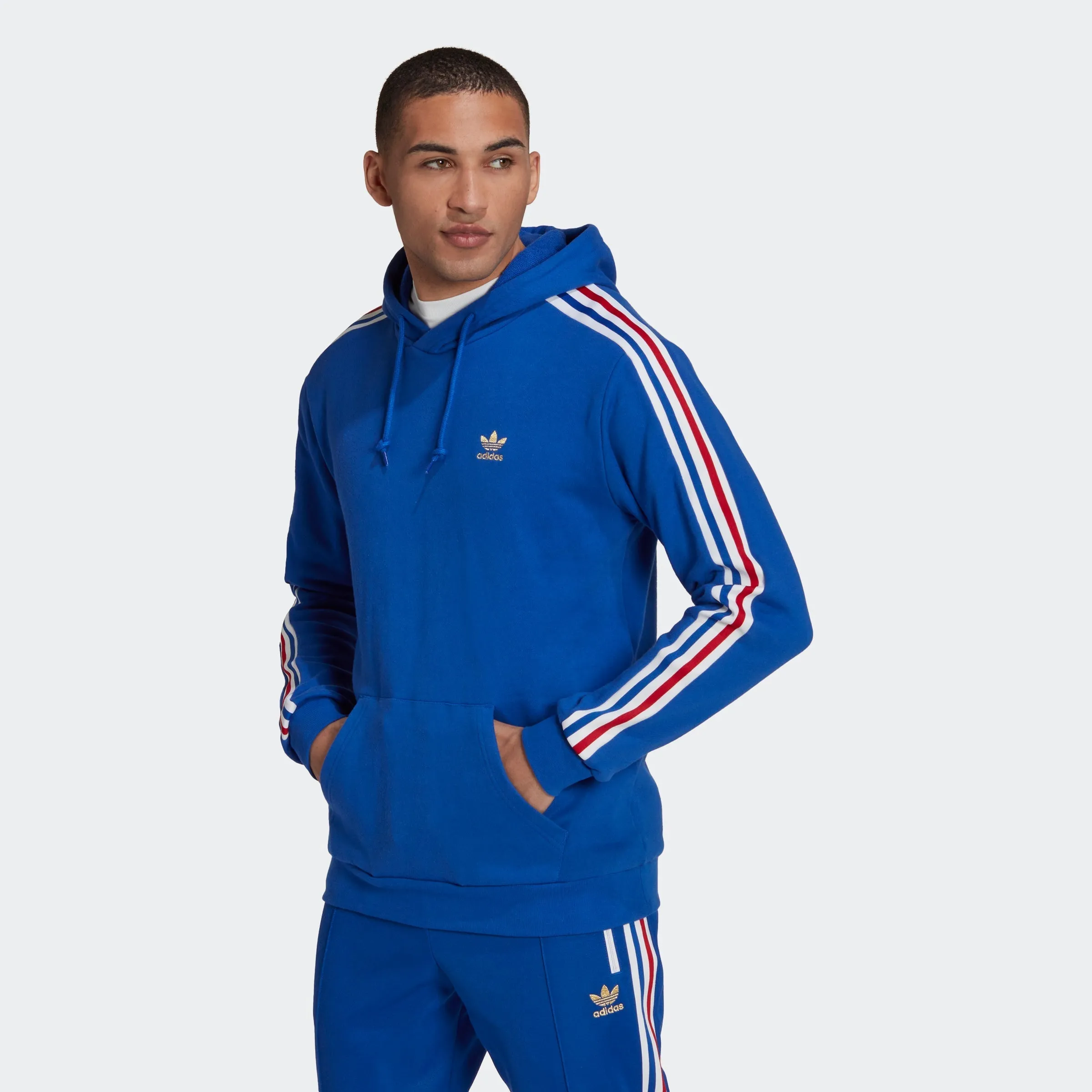 adidas Men's Fb Nations 3 Stripes Hoody sold by Zulily product image thumbnail 2