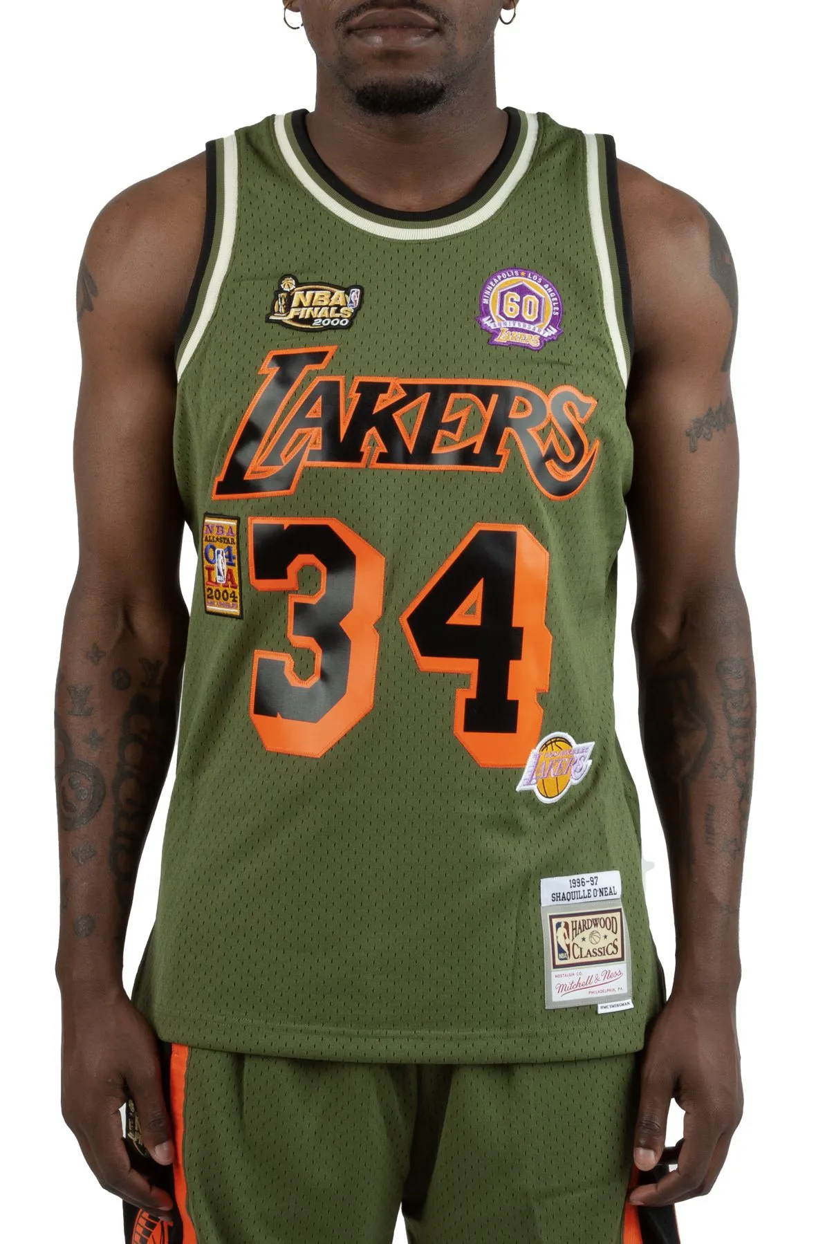 Mitchell & Ness Men's Flight Swingman Jersey Lakers 1996 Shaquille O'Neal Jerseys sold by Zulily