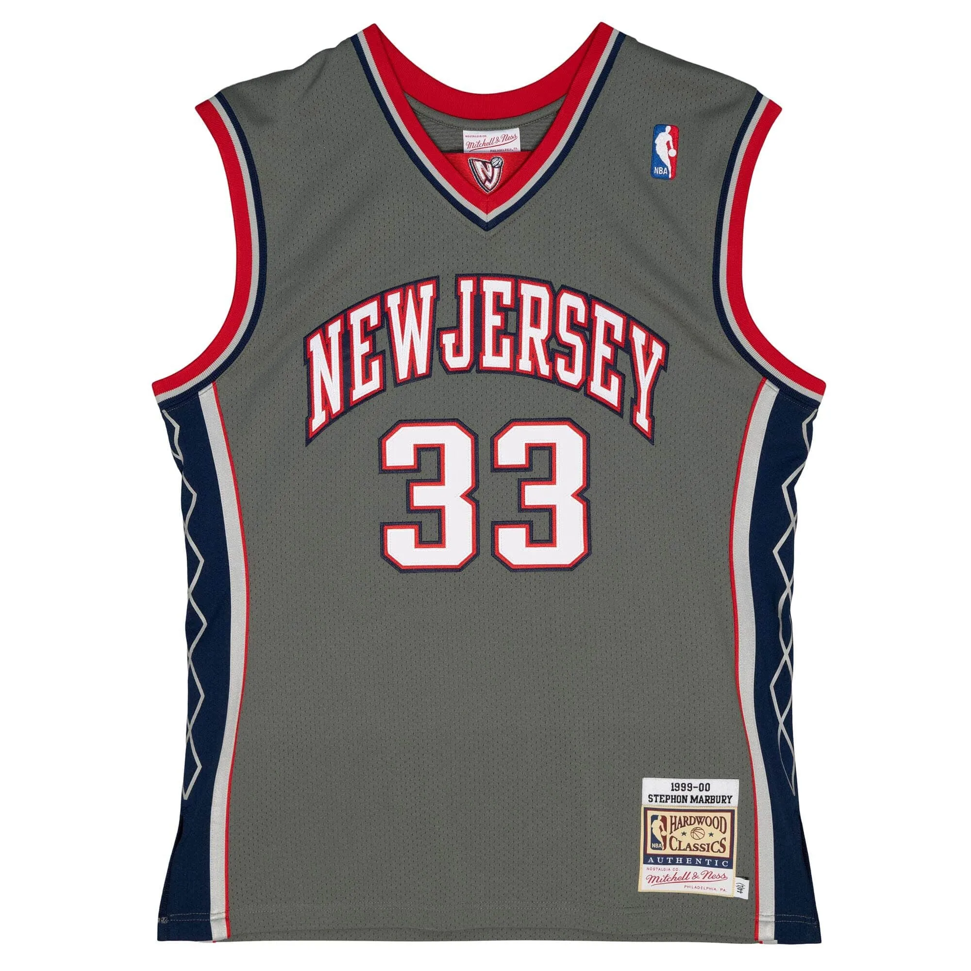 Mitchell & Ness NBA Alt Jersey New Jersey Nets 1999 Stephon Marbury Jerseys sold by Zulily