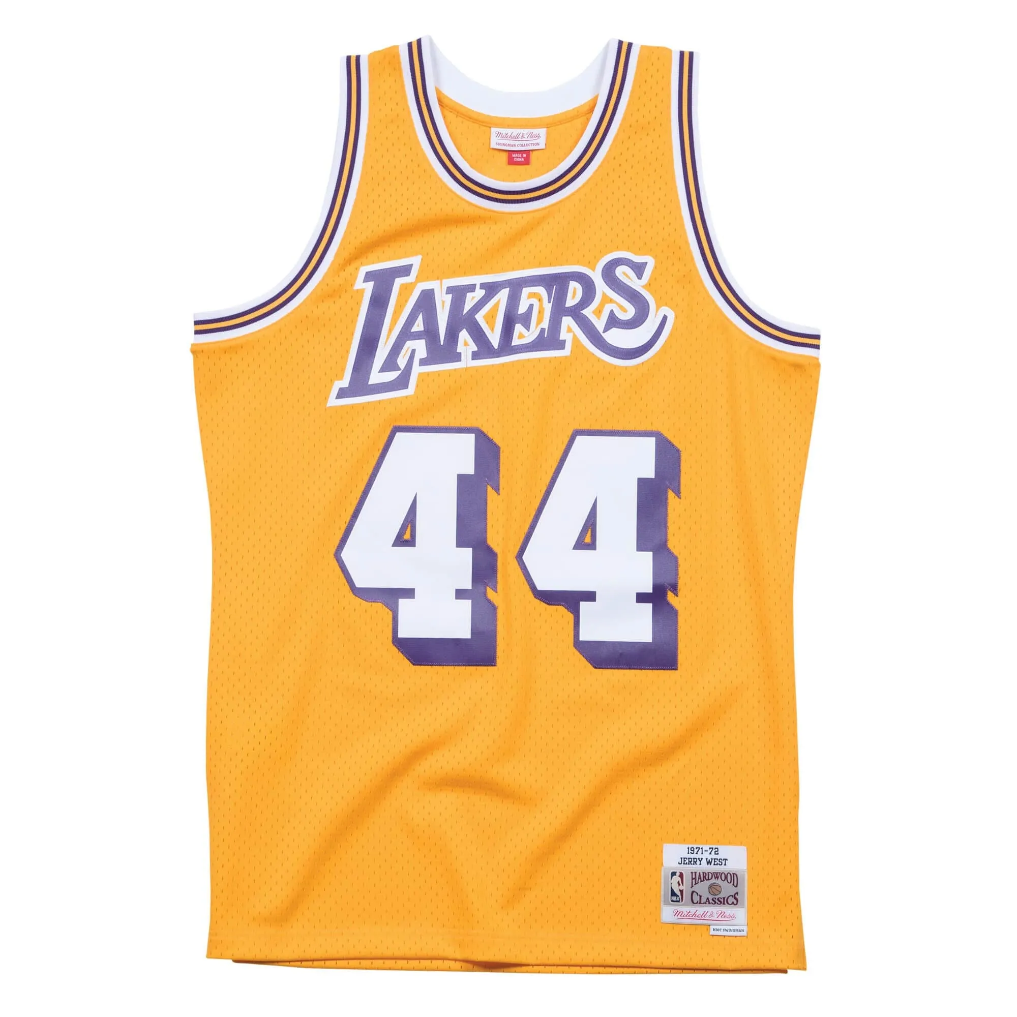 Mitchell & Ness Men's NBA Swingman Jersey Los Angeles Lakers 71-72 Jerry West Jerseys sold by Zulily
