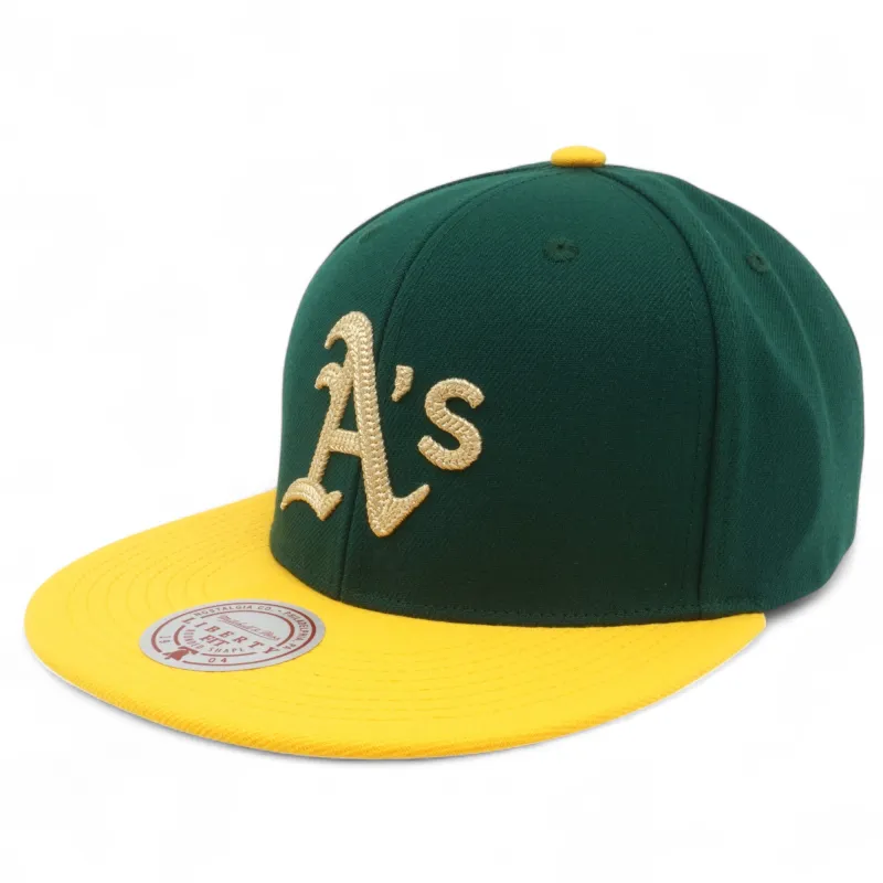 Mitchell & Ness Men's MLB Jump Off Snapback Athletics Green made by Mitchell & Ness