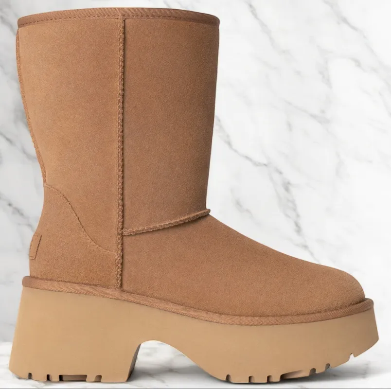 UGG Women's Classic Short New Heights Boot 'Chestnut' Boots sold by Zulily