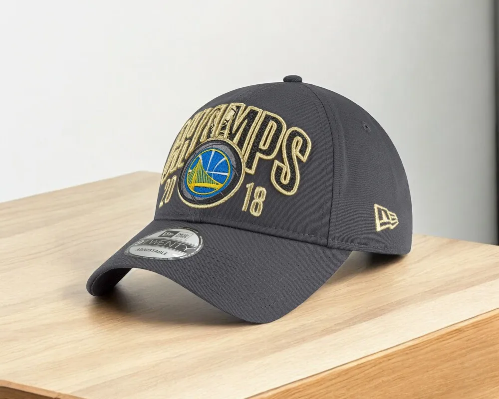 New Era Men's NBA Golden State Warriors Champs 18 9Twenty Strapback Hats sold by Zulily