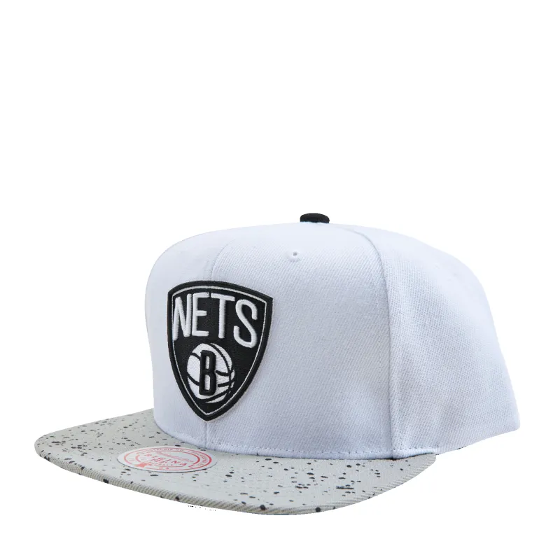Mitchell & Ness Men's NBA Cement Top Snapback Nets Snapback Caps made by Mitchell & Ness