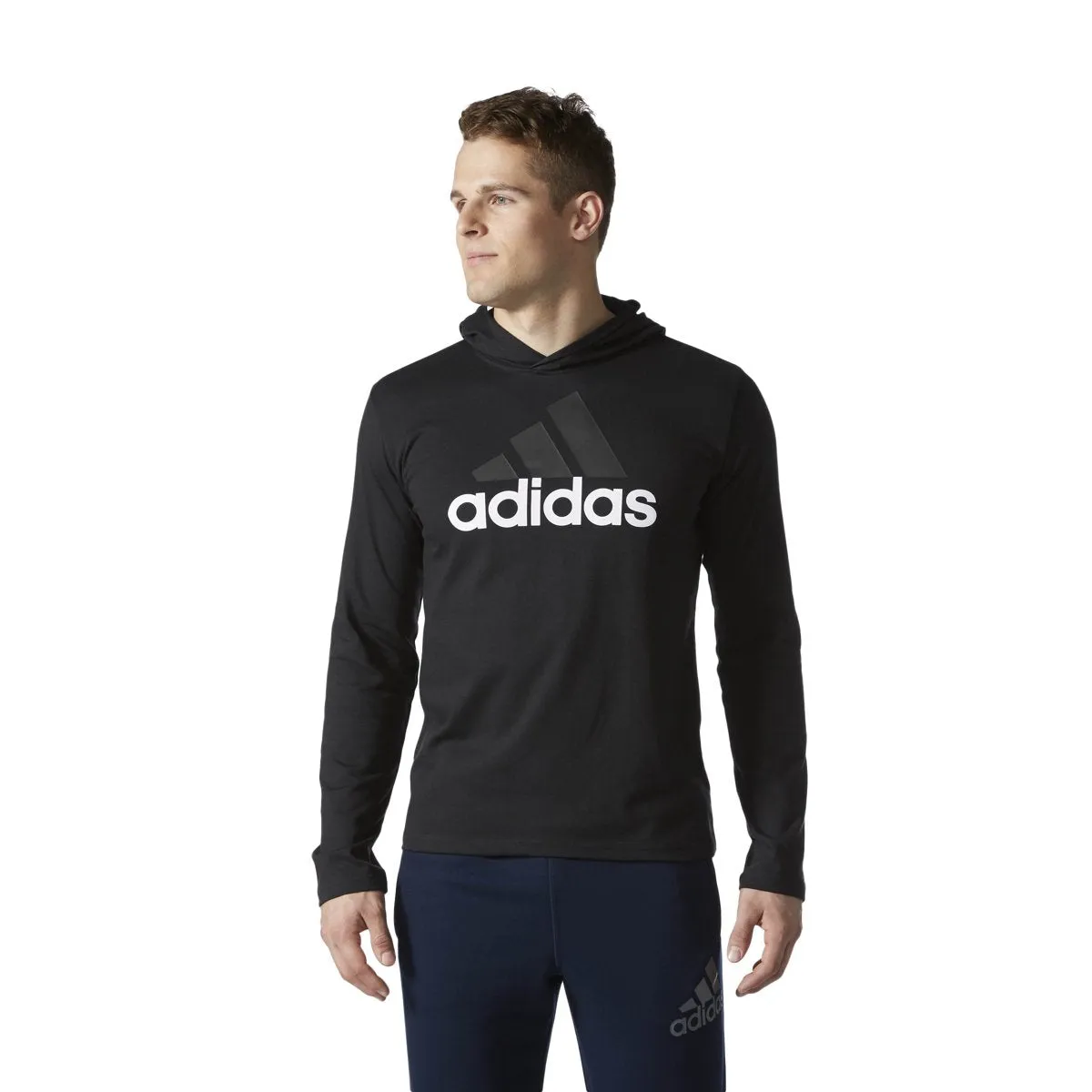 adidas Men's Long Sleeve Badge Of Sport Hoody sold by Zulily product image thumbnail 3