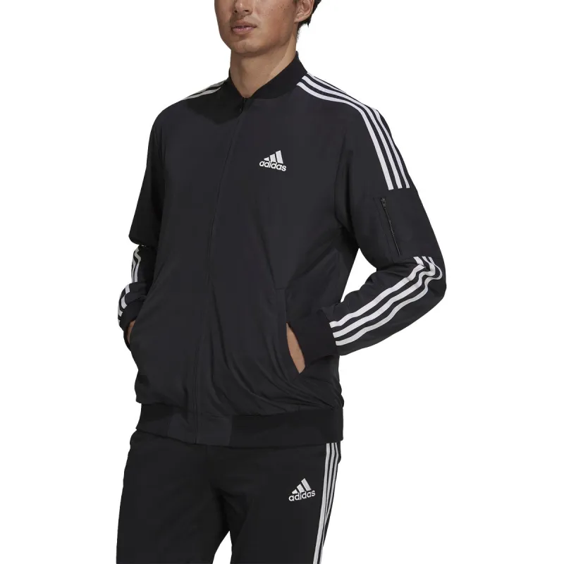 adidas Men's Essentials Woven 3-Stripes Jacket sold by Zulily