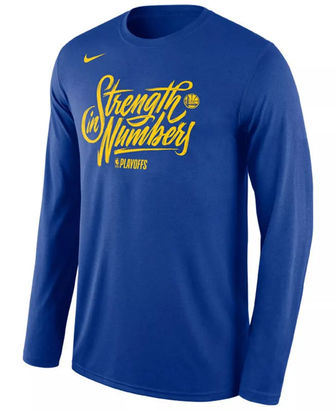 Nike Men's NBA Gsw Playoffs Strength In Numbers Long Sleeve T-Shirt sold by Zulily