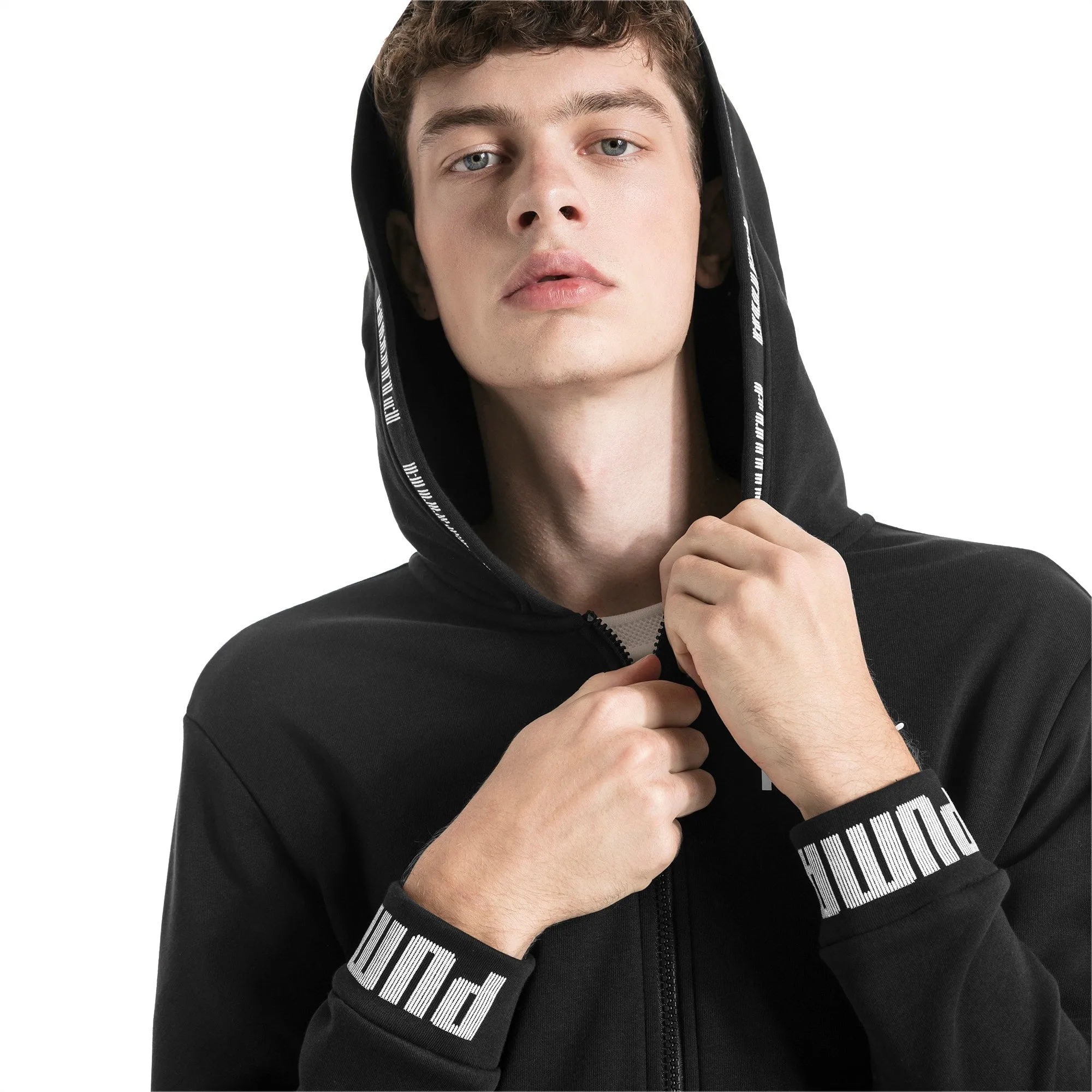 Puma Men's Amplified Hooded Jacket Tr Jackets sold by Zulily product image thumbnail 4