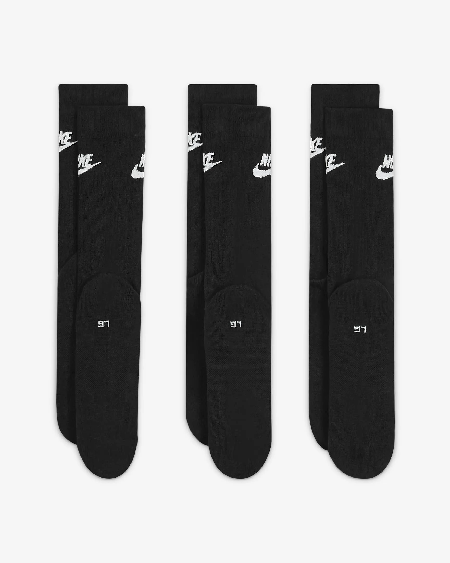 Nike Men's Sportswear Everyday Essential Crew Socks 3 Pairs sold by Zulily product image thumbnail 3