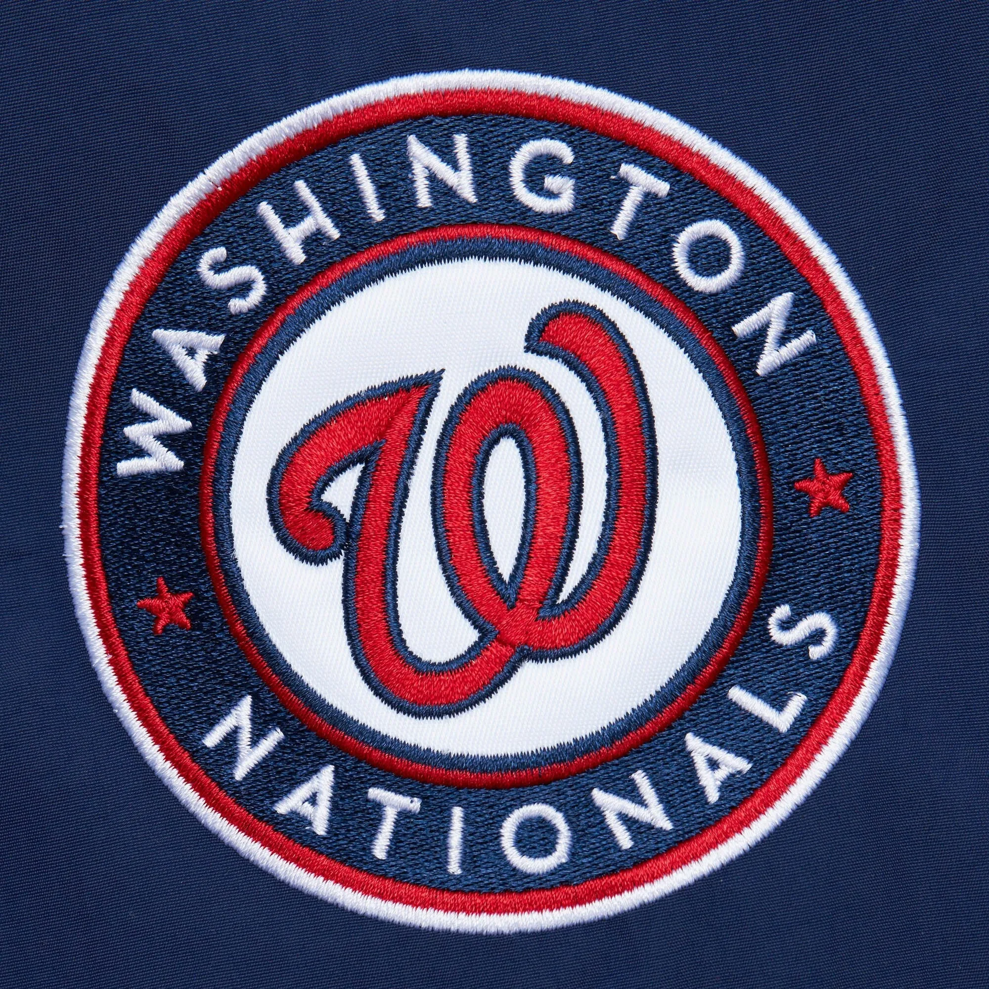 Mitchell & Ness Men's MLB Classic Nylon Pullover Current Logo Nationals Pullovers sold by Zulily product image thumbnail 3